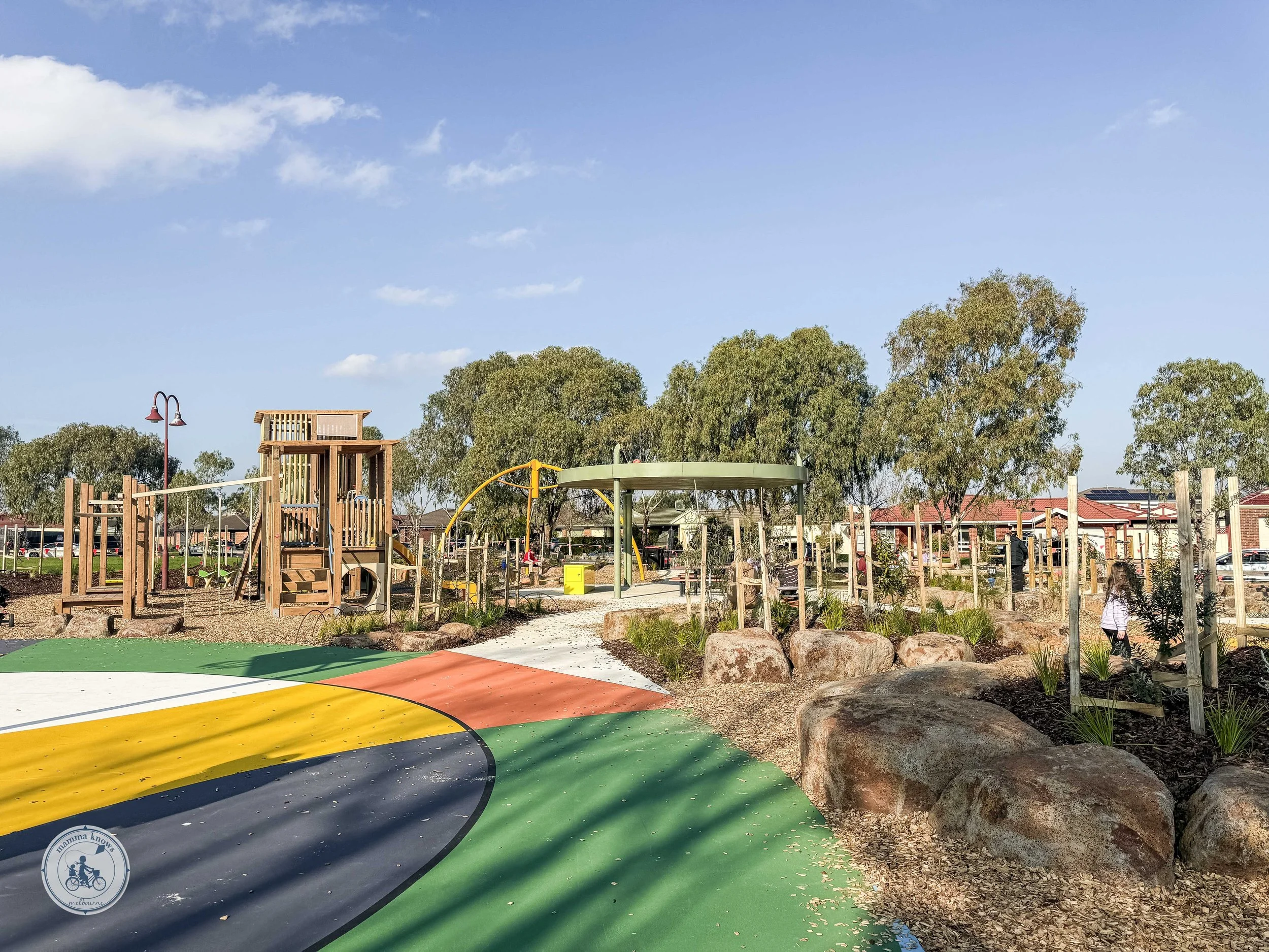 parkwood green playground, hillside