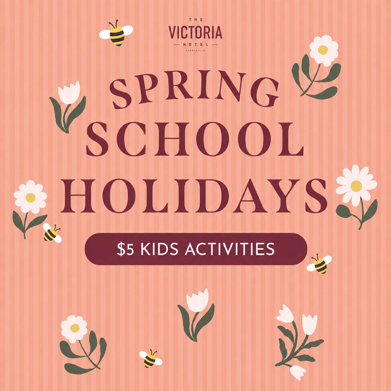 Vic Hotel Yarraville Spring Hols