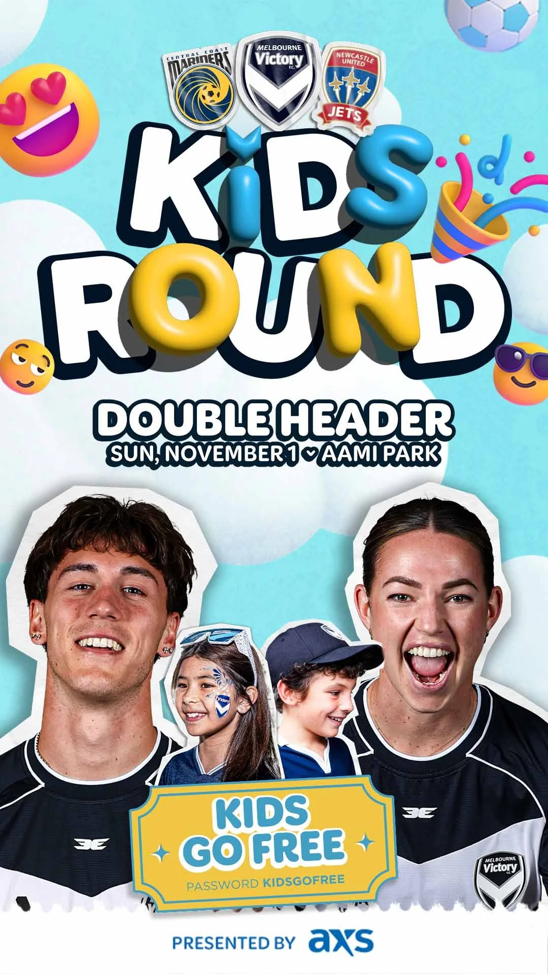 Kids Round, Melb Victory