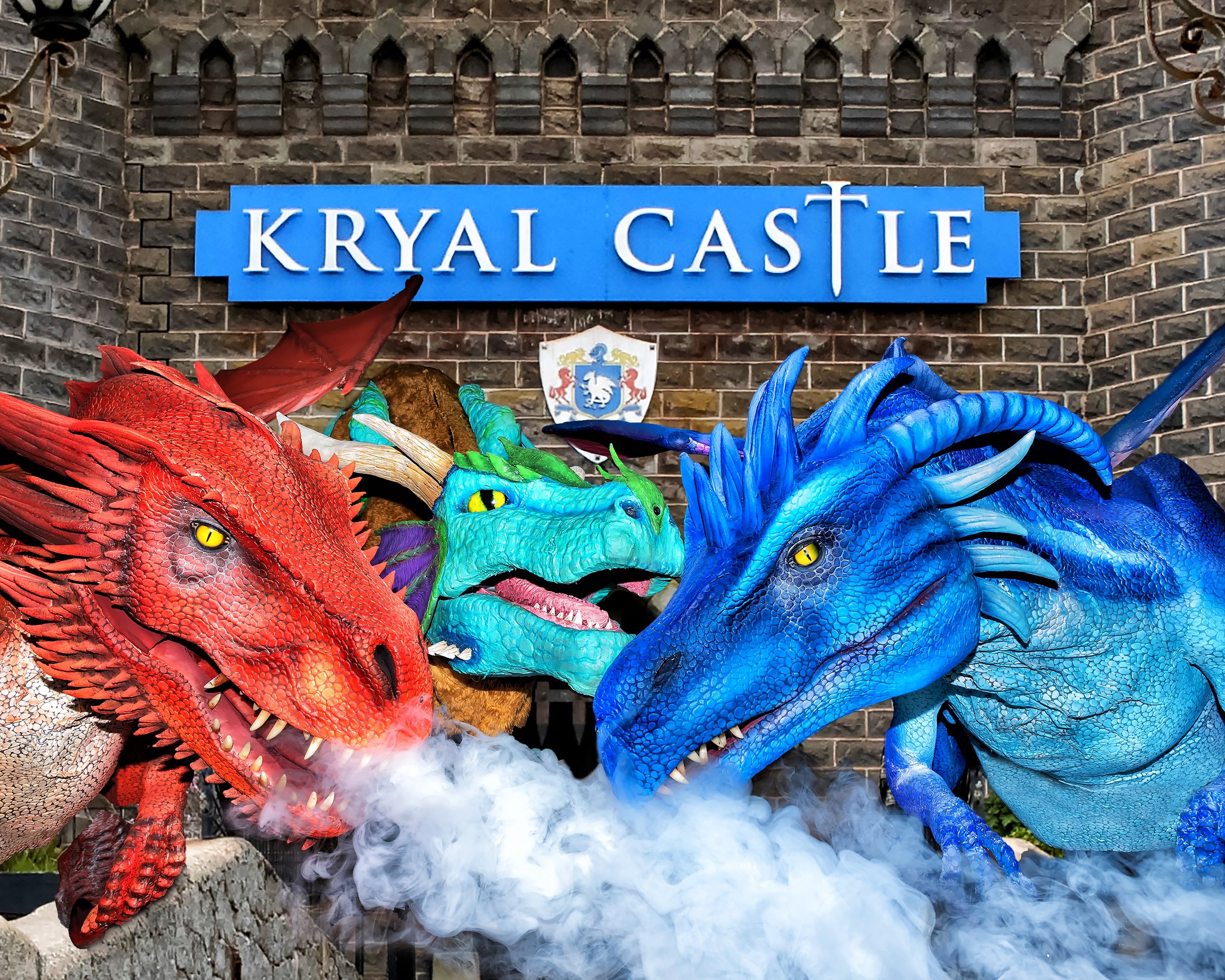 Dragons at Kryal Castle
