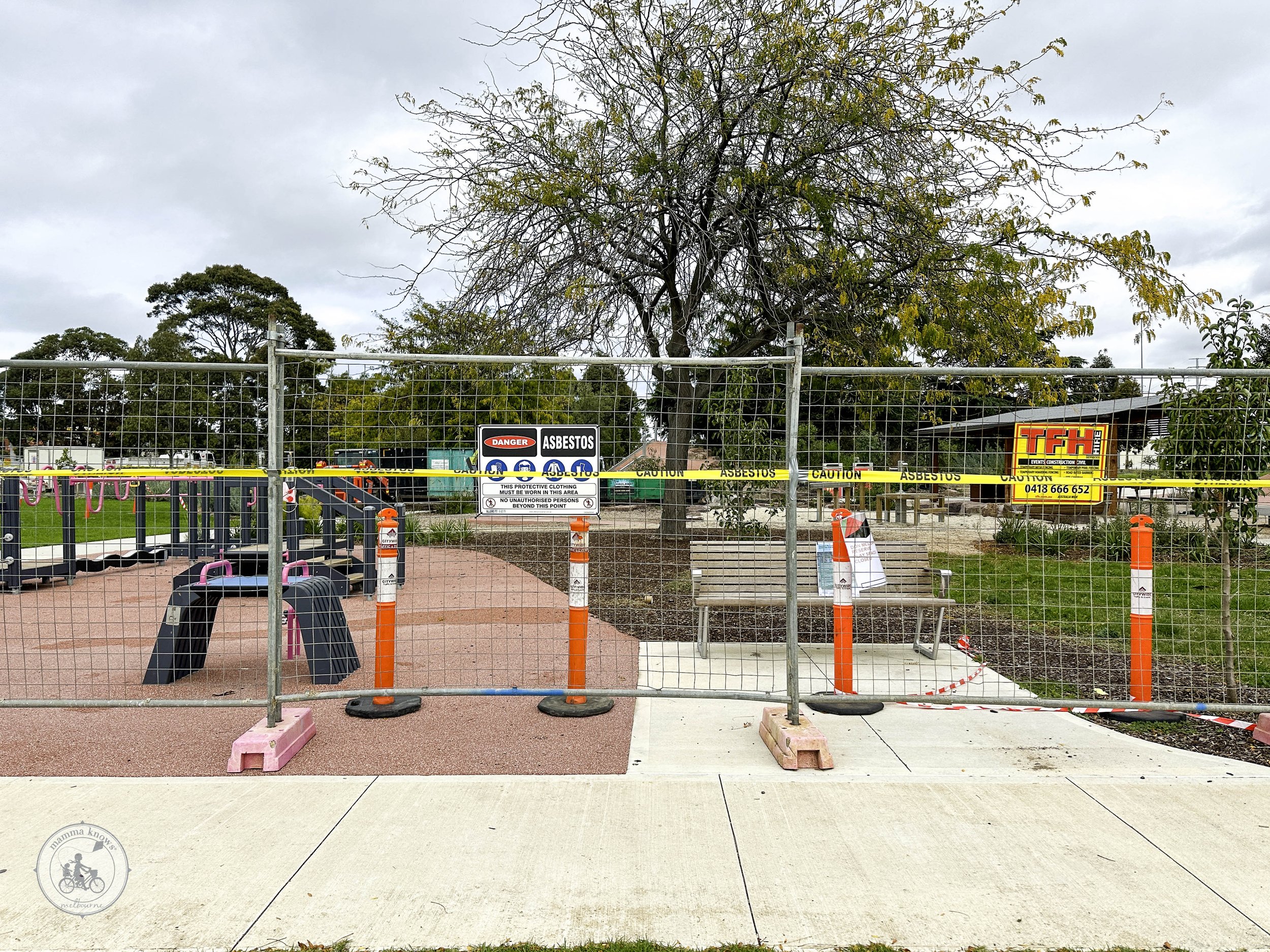 Asbestos Closes Parks