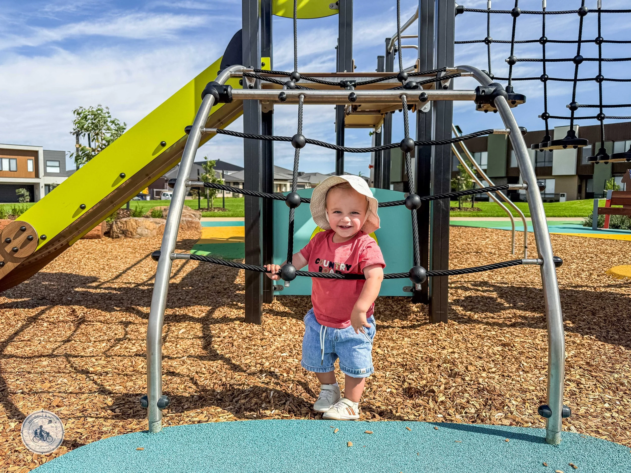 Hackberry Reserve Woodlea Inclusive Playground Outdoor Adventure Aintree Melbourne's West