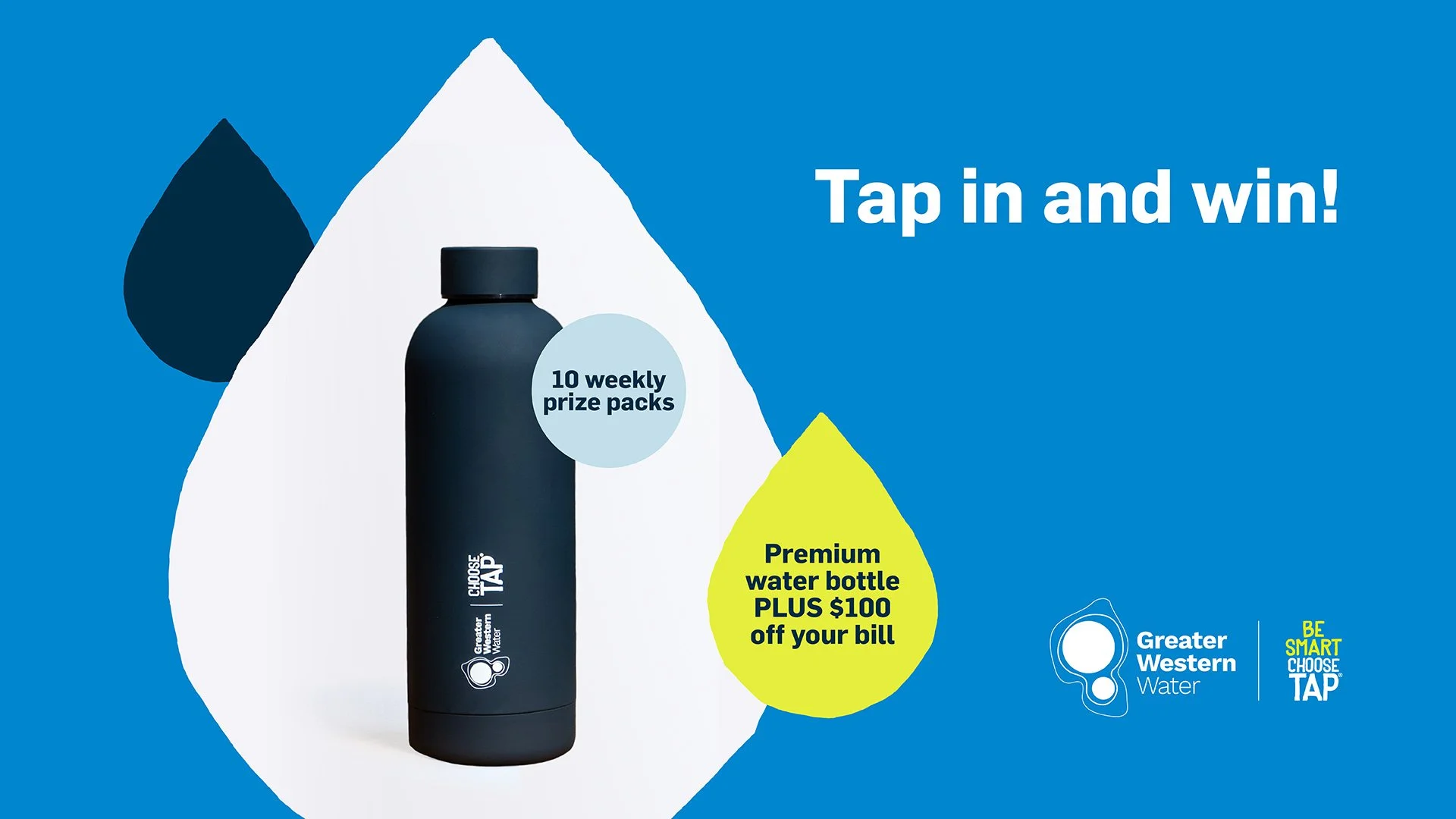 Choose Tap and Win! with Greater Western Water