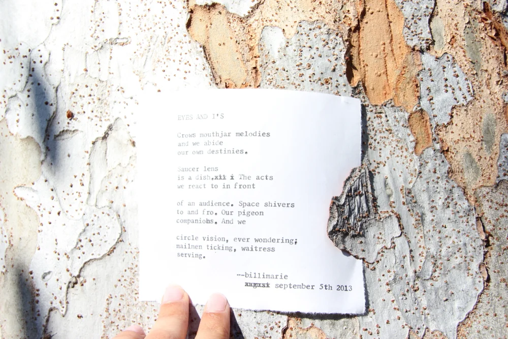 Poem by Billimarie.
