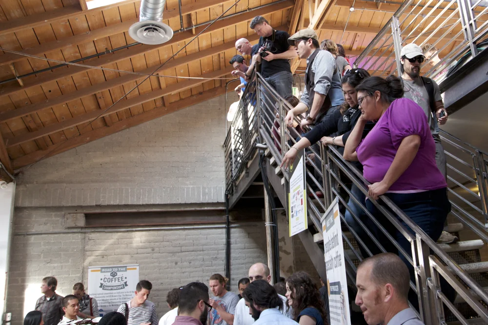 Coffee is a spectator sport.
