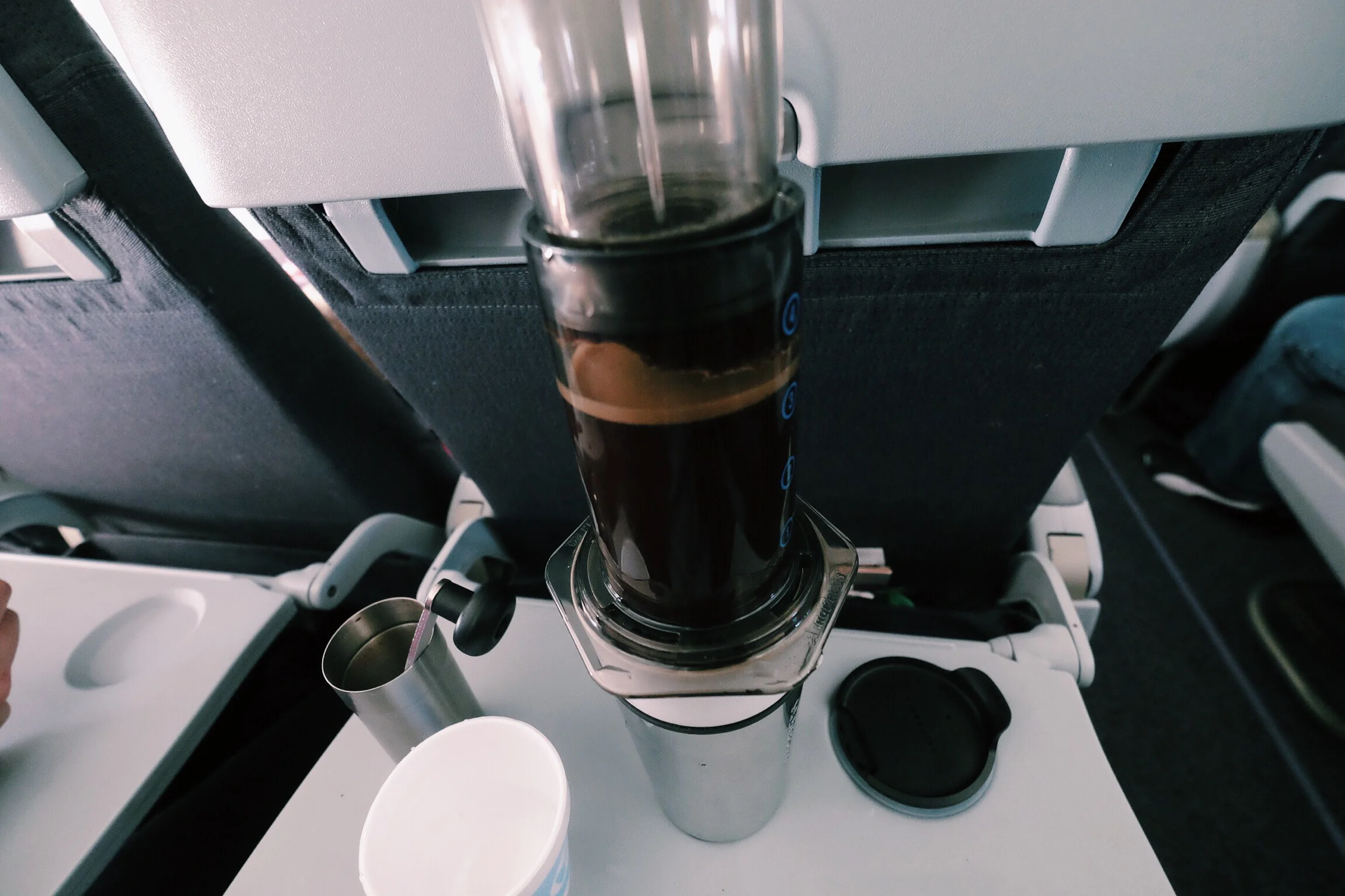 Mile High Brew Club How to Brew Coffee on an Airplane — The Little