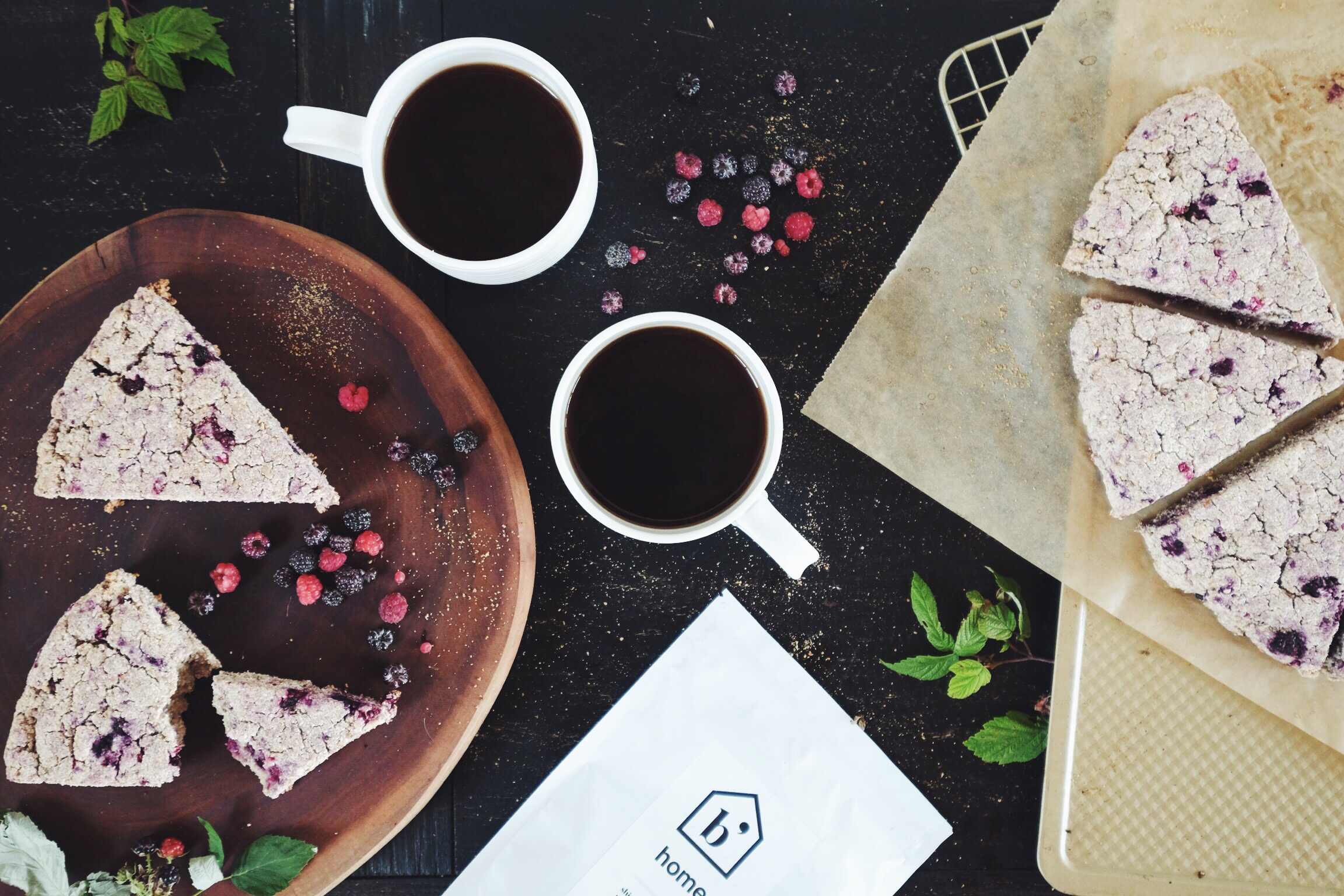 Wild Raspberry & Lemon Scones