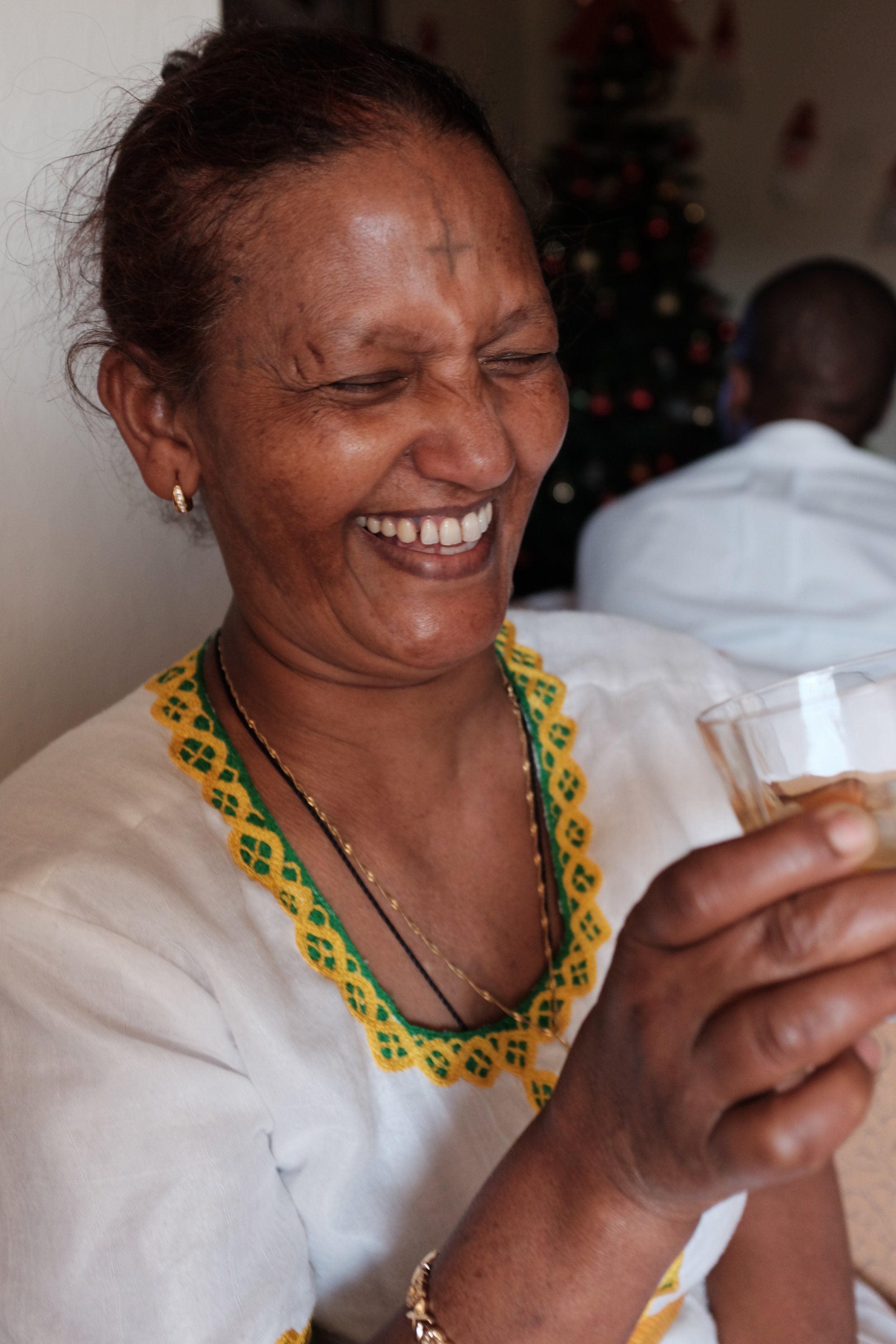 Zelalem Girma's Mother In Law, Ethiopian Chiristams. 