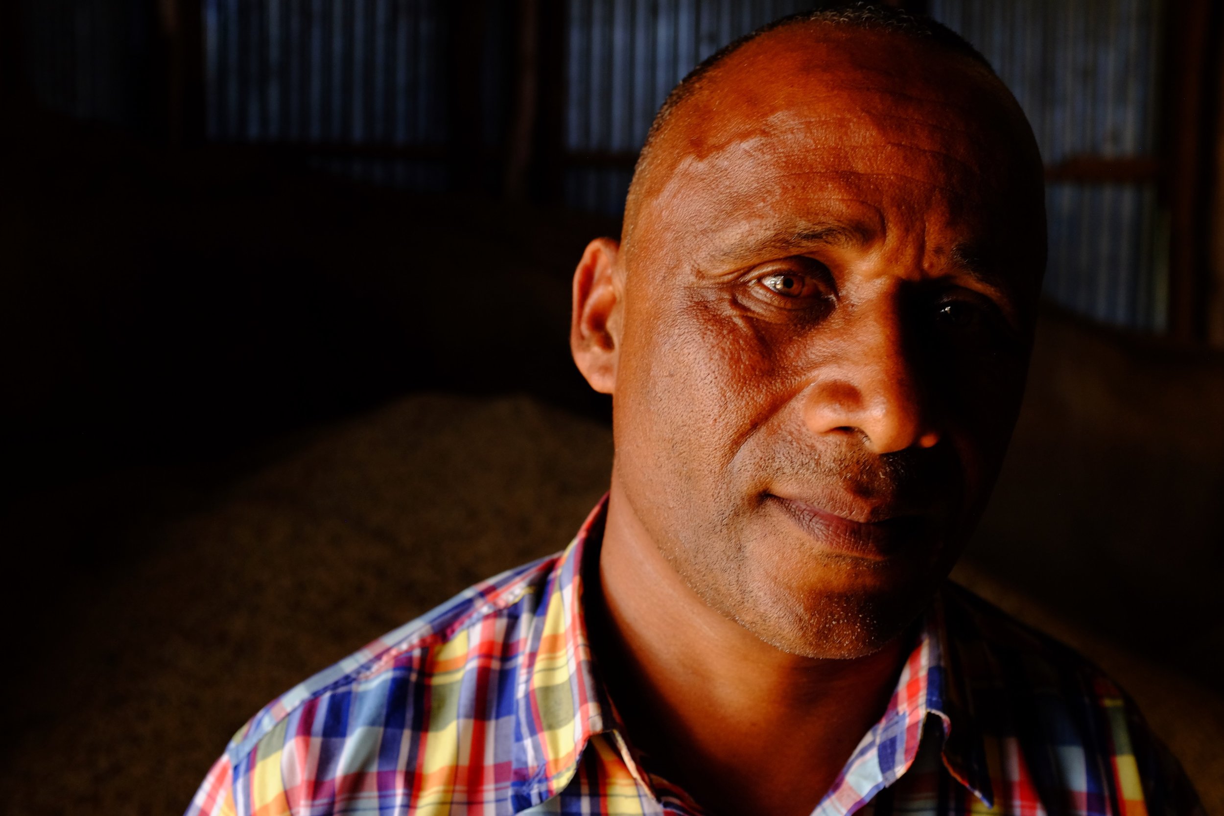 Mill worker. Cheri Mill, Sidama, Ethiopia. Photo by: Emily McIntyre