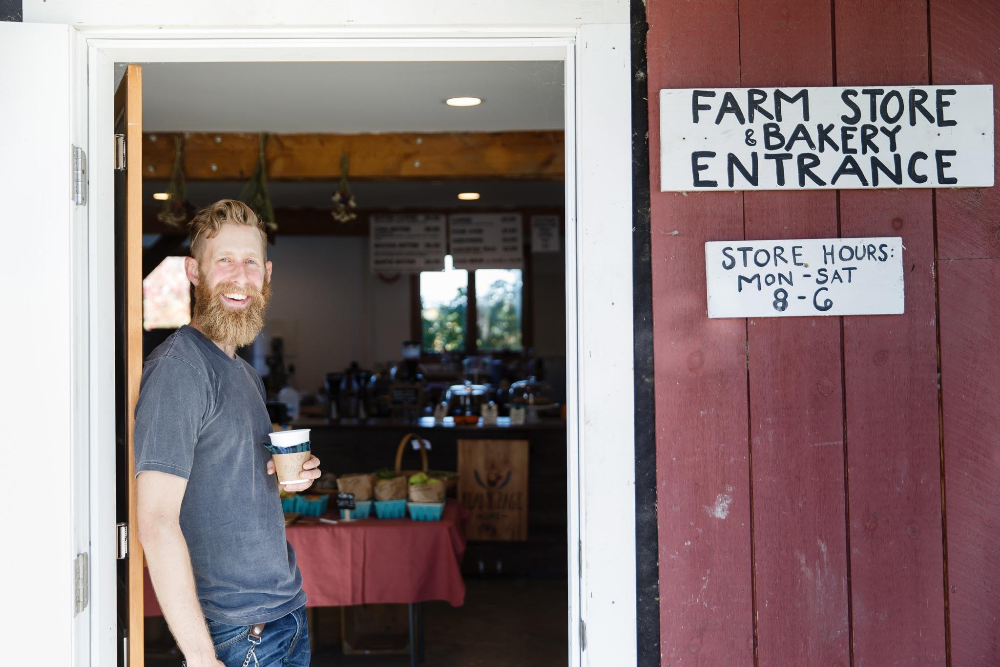 Photo of Mike Proia at Blank Page Café