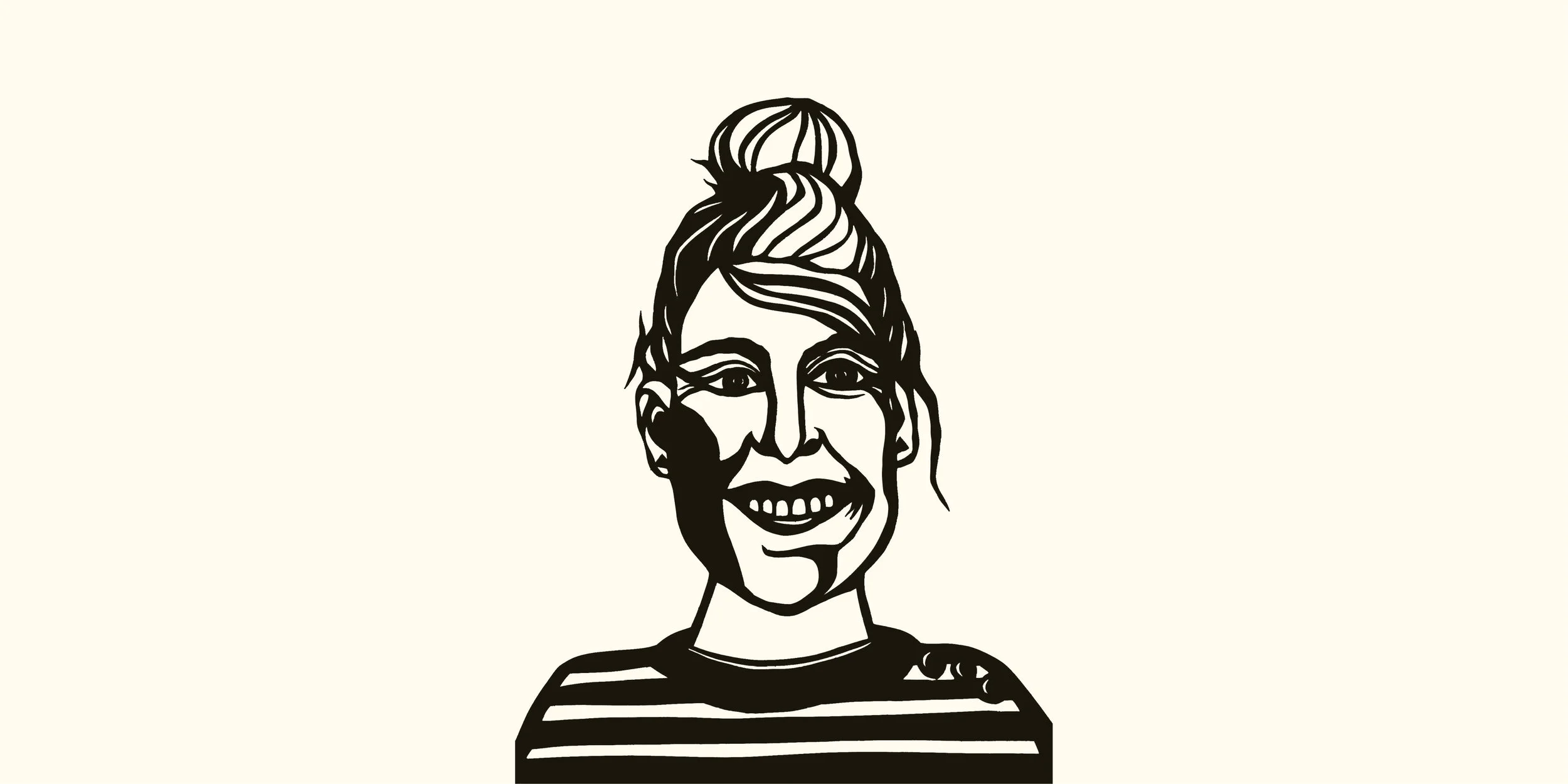 Self Portrait, papercut by Anna Brones 
