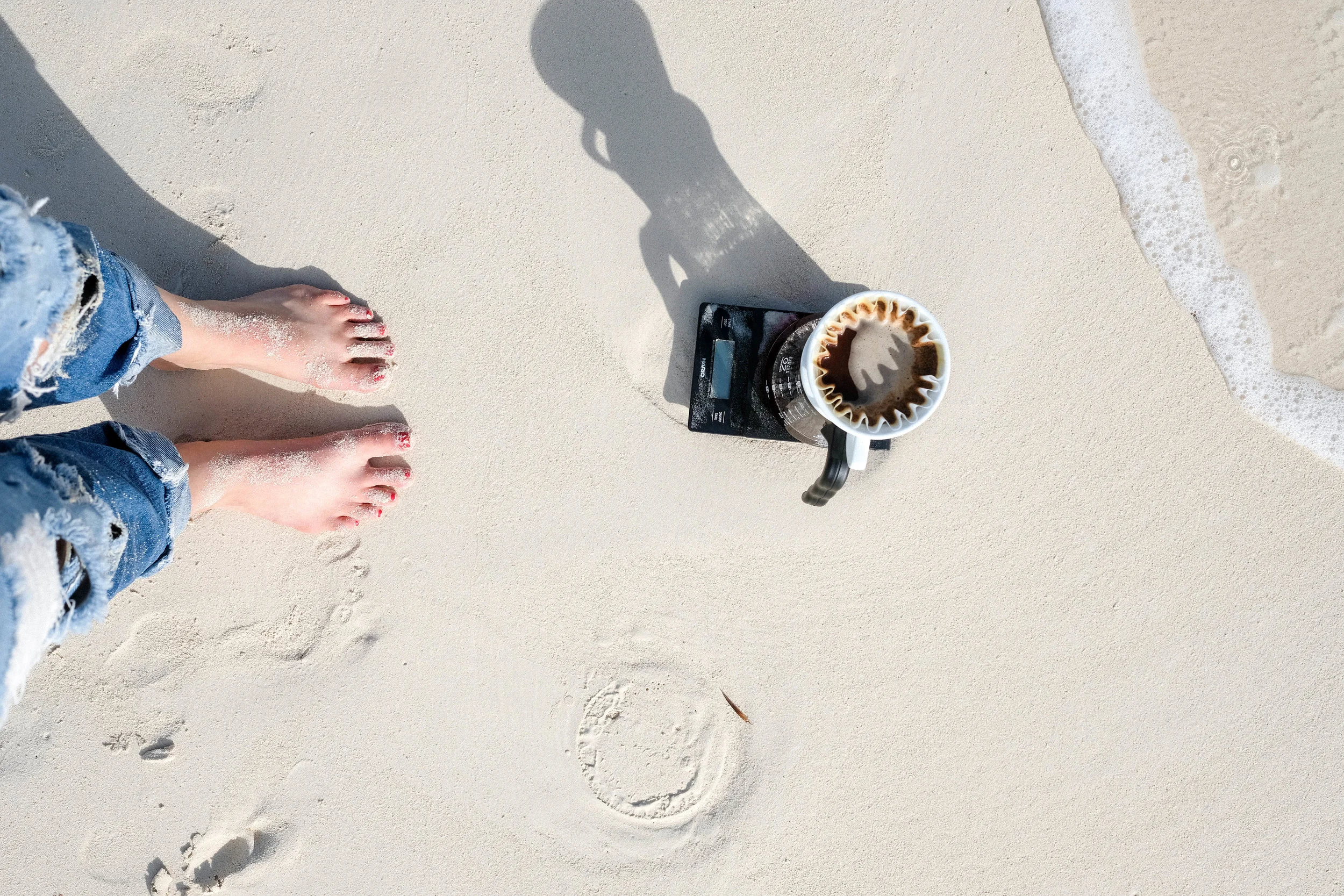 How to Brew Coffee on a Beach