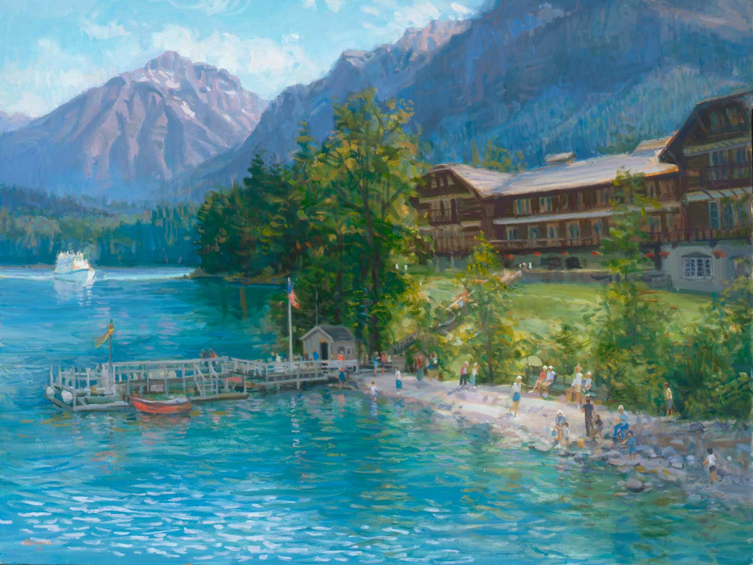 "Lake McDonald Lodge" by Joe Abbrescia