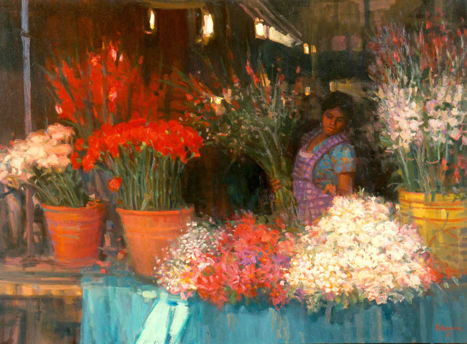 "Flower Market", by Joe Abbrescia