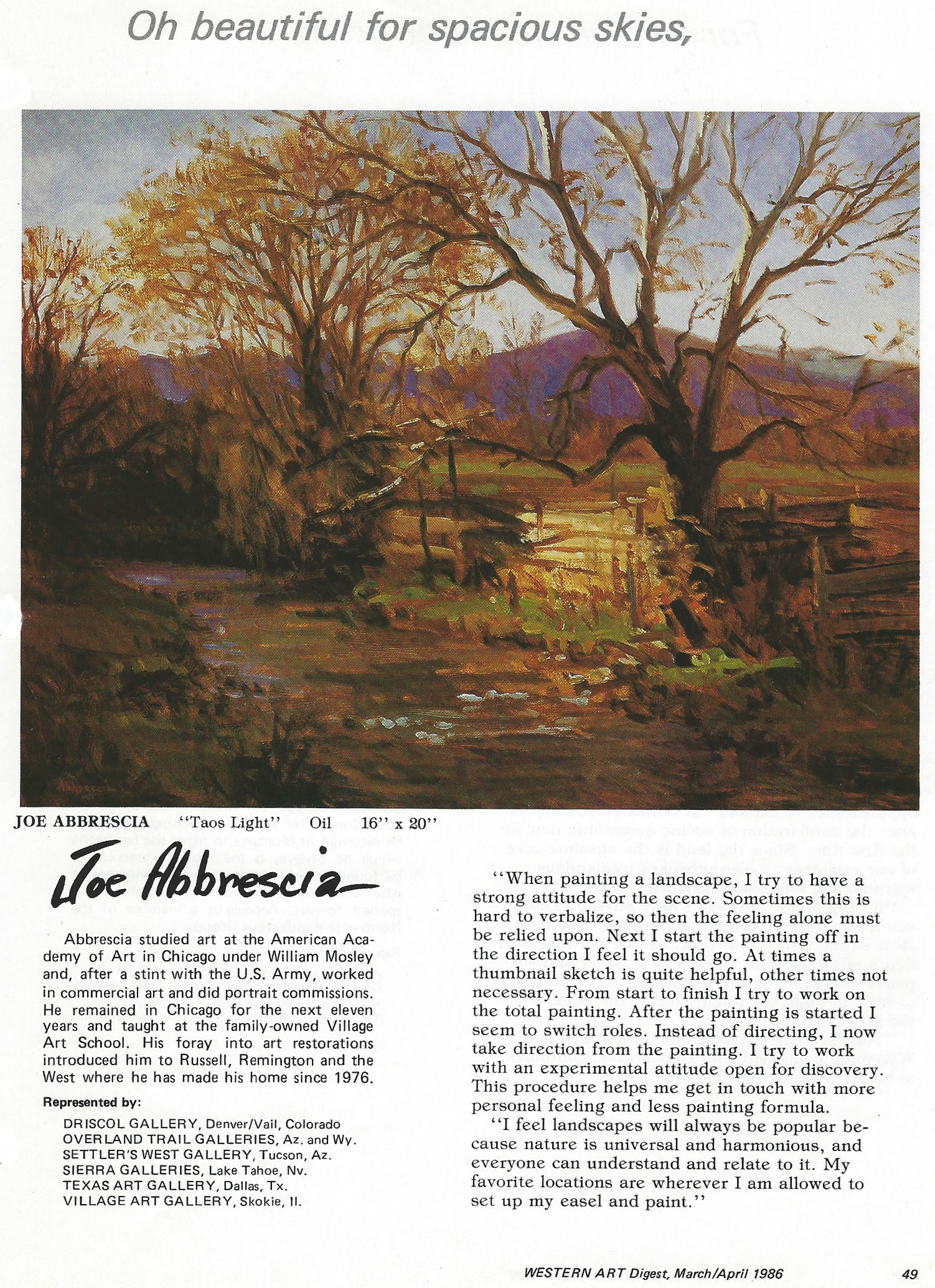 JA_1986_WesternArtDigest_Taos Light