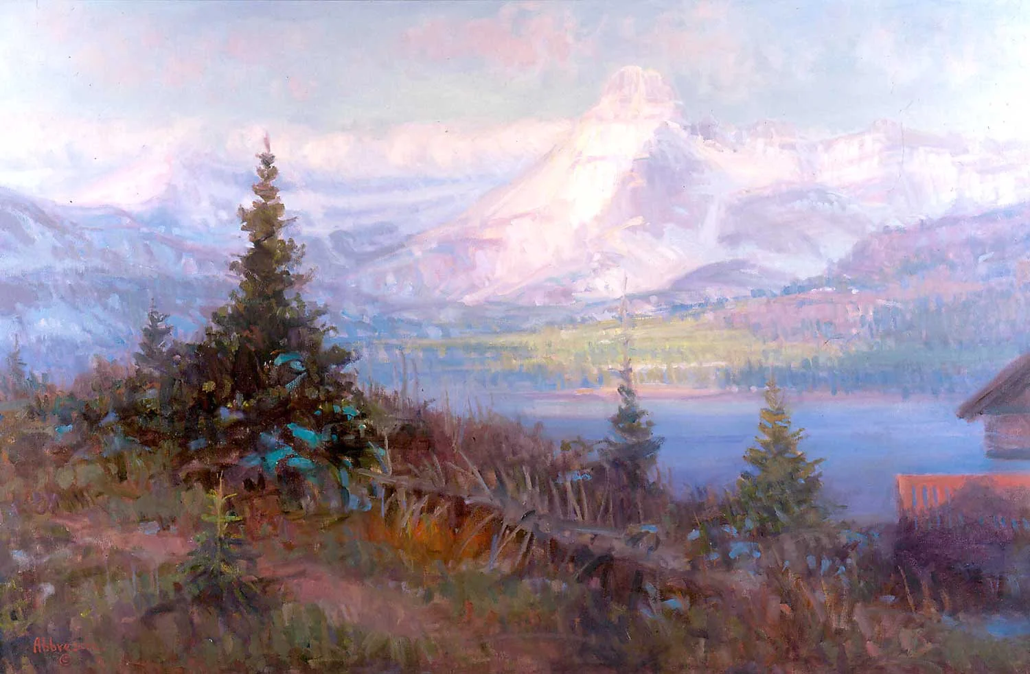 Art print Glacier Park by Joe Abbrescia