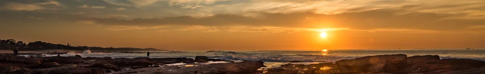Sunrise over Shelly Beach KZN