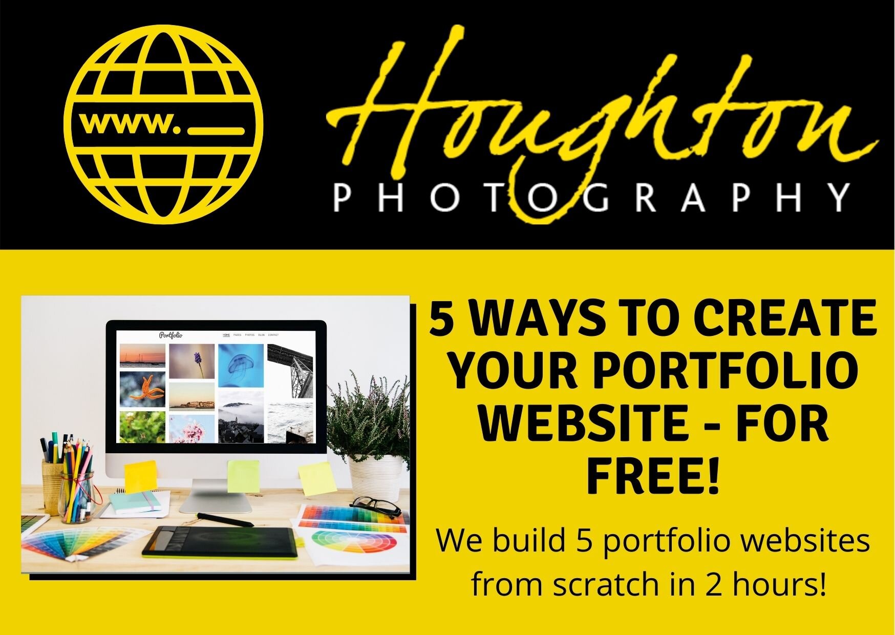 5 ways to create your portfolio website - for free!