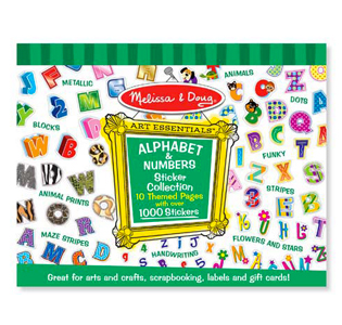 Melissa & Doug Sticker Collection - Alphabet and Numbers