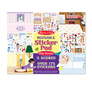 Melissa & Doug Play House! Reusable Sticker Pad