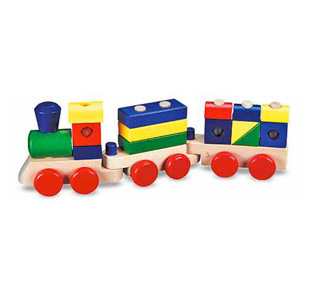 Melissa & Doug Stacking Train Toddler Toy