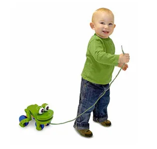 Melissa & Doug Frolicking Frog Pull Toy