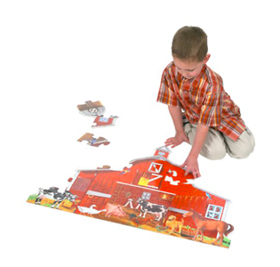 Melissa and Doug Farm Friends 32 Pc Floor Puzzle