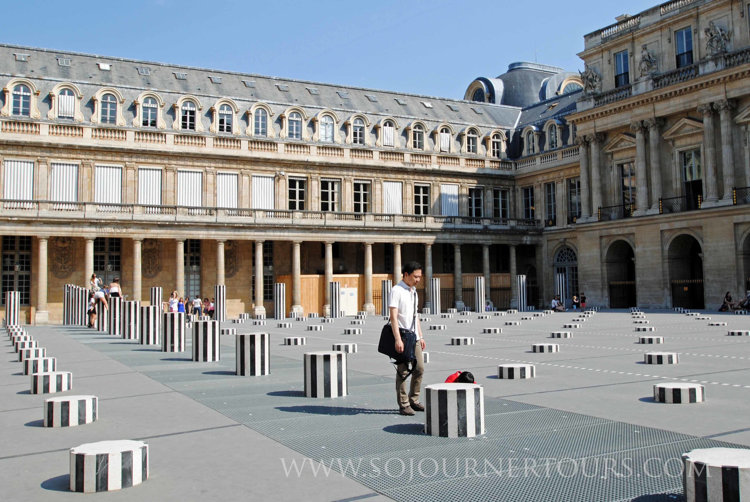  Colonnes de Buren, Palais-Royal: Paris, France (Sojourner Tours)