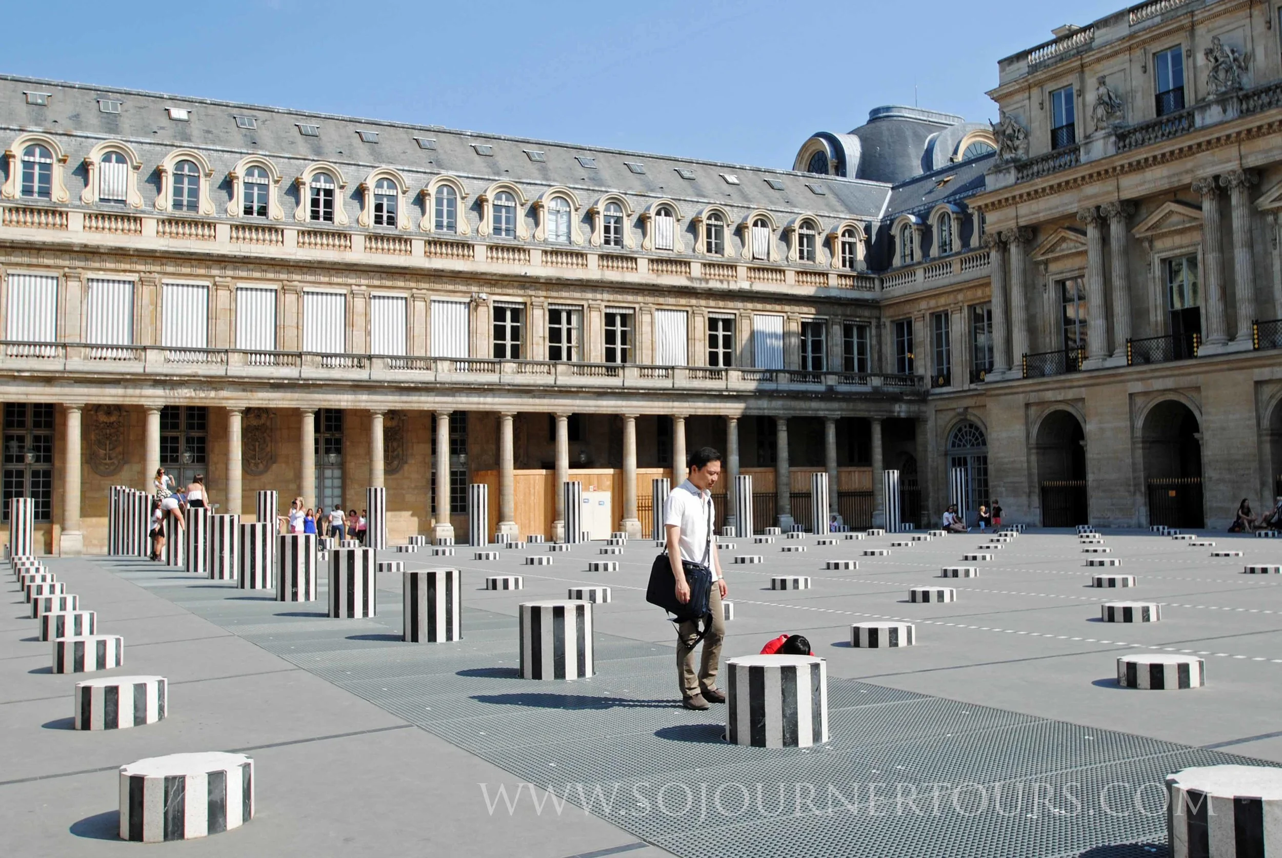 Colonnes de Buren, Palais-Royal: Paris, France (Sojourner Tours)