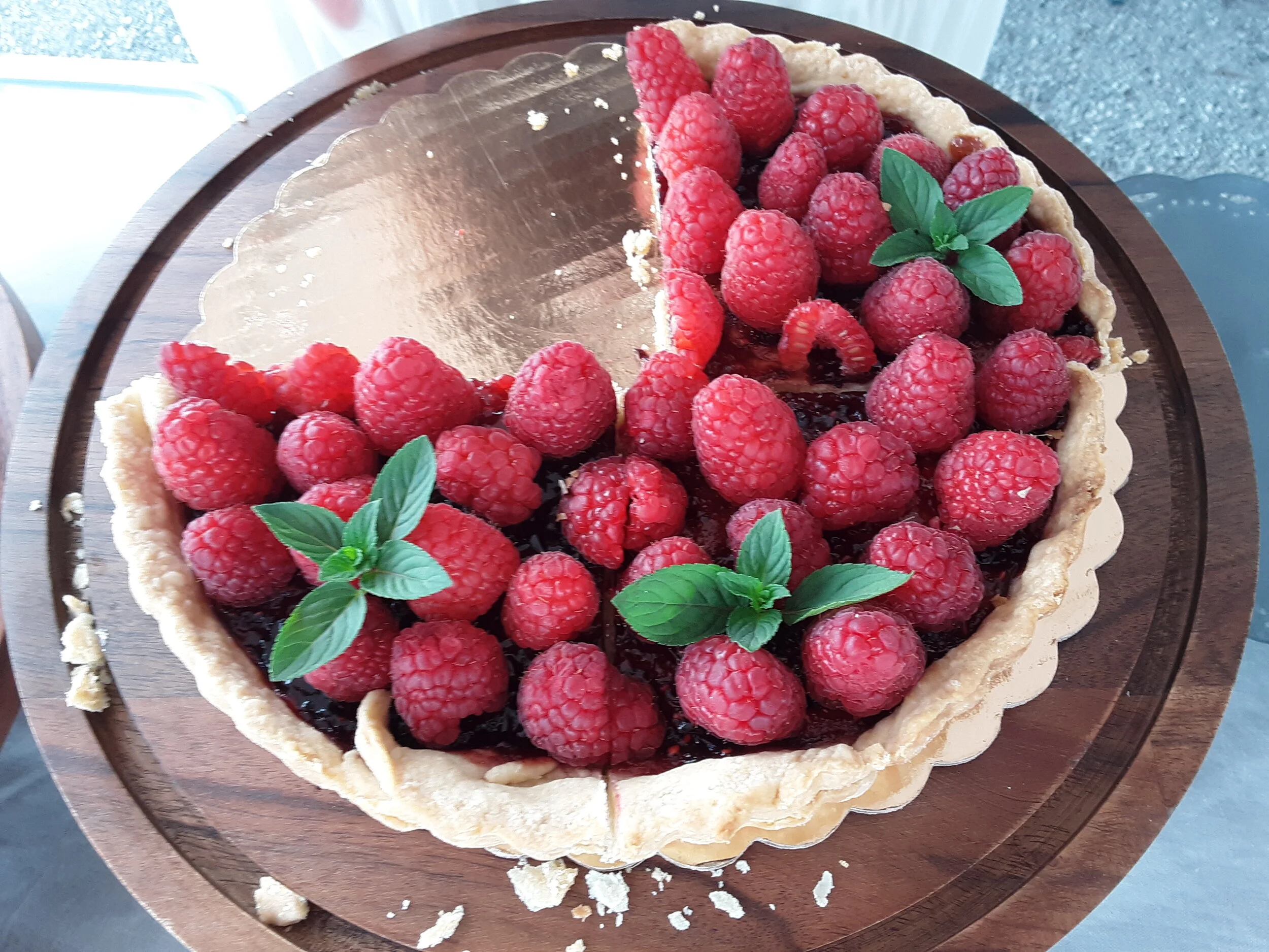French-Style Raspberry Tart