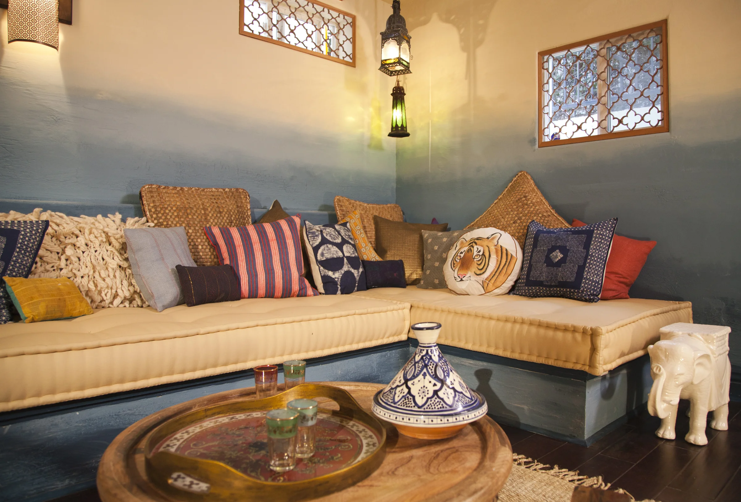    Moroccan Basement for HGTV   