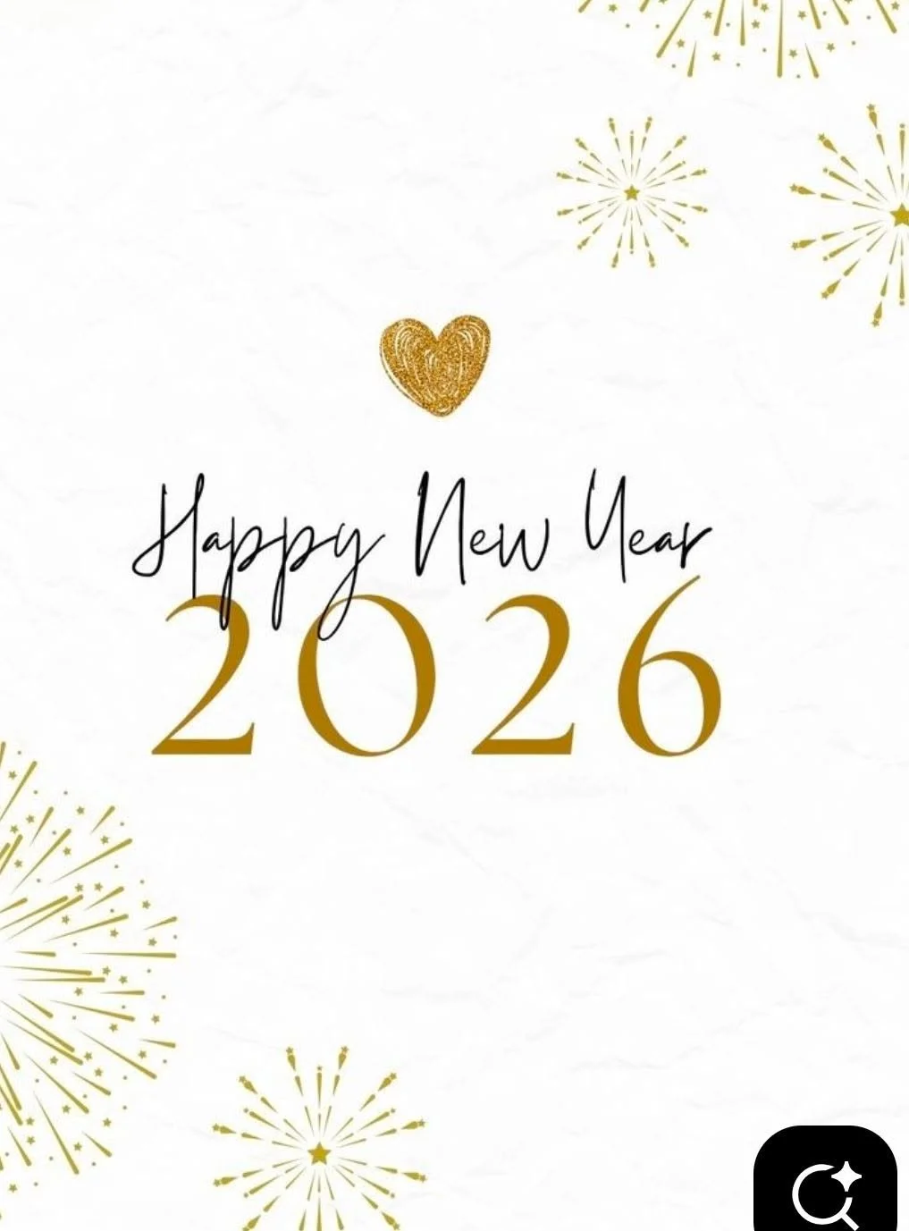 Happy new year to family and friends.
Let&rsquo;s make 2026 one for the books 🥳🎉🥰