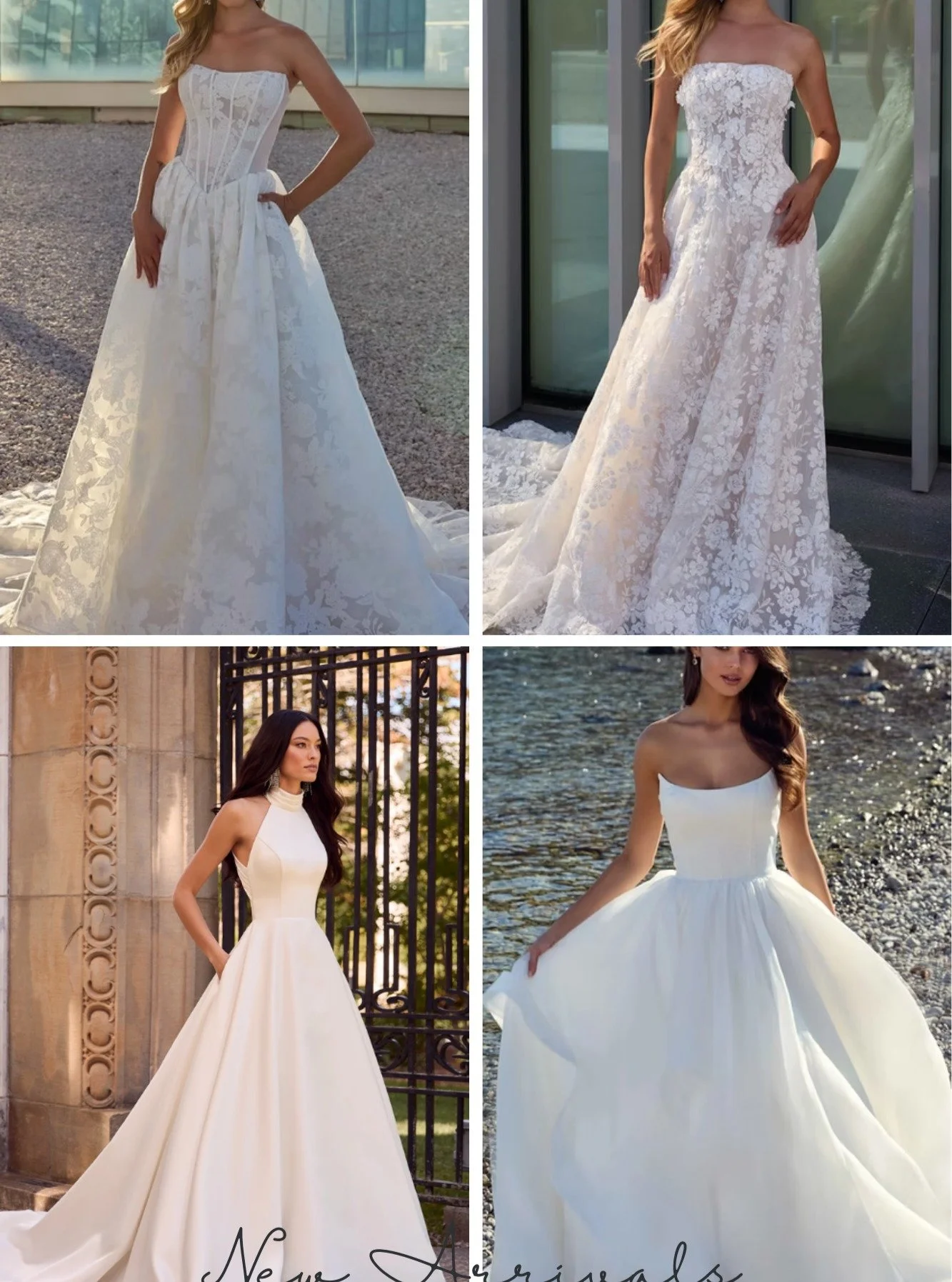 I am excited to share that several gorgeous new gowns have just arrived at the boutique. If you are looking for the perfect ballgown for your special day, these new additions are exactly what you have been searching for, and I would love for you to c