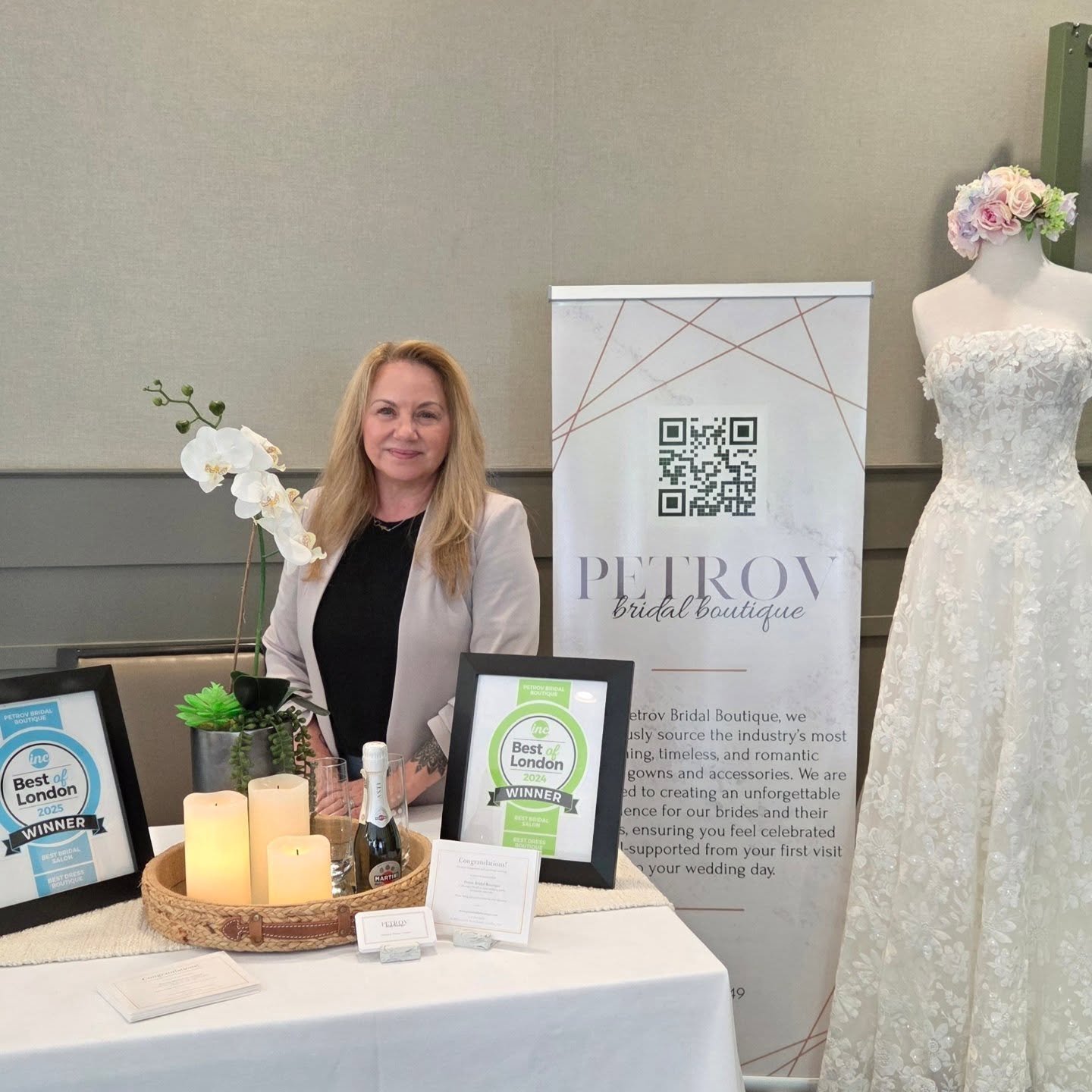 A wonderful day for an open house.  Met some wonderful vendors and future brides. ✨️💖