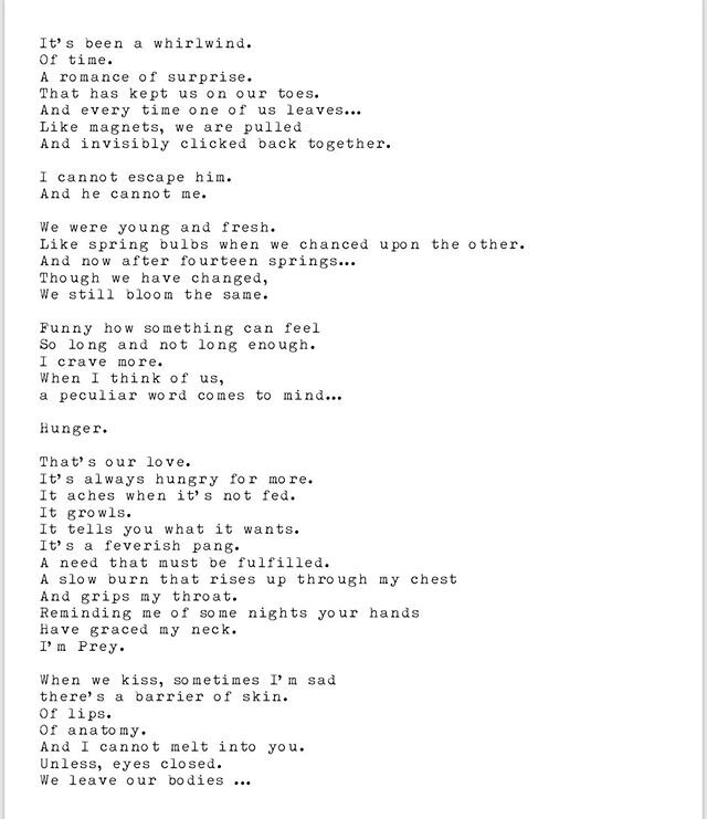 Finally wrote something (besides morning pages) after procrastinating for 45 days ... it&rsquo;s my anniversary with my person and instead of posting a photo, I will share some words. More meaningful for this moment I think. Plus, I liked how I was a