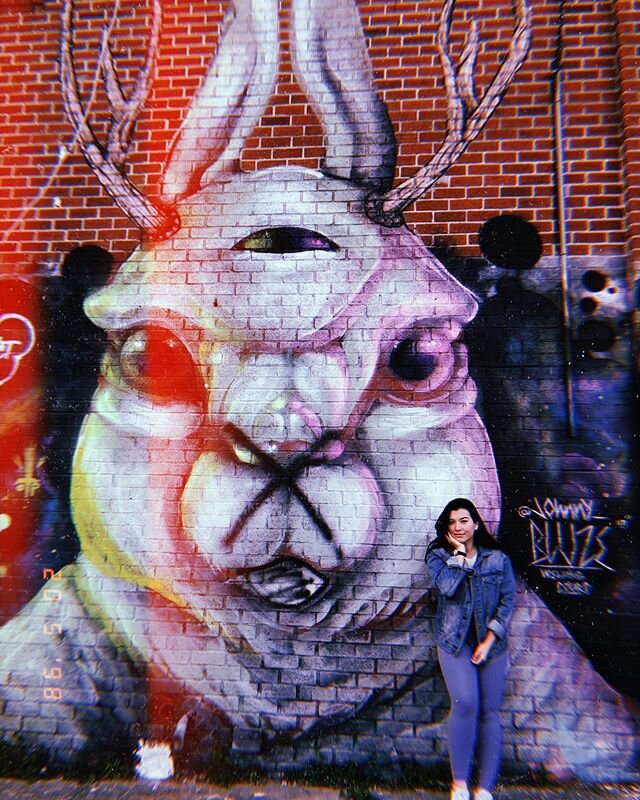 Alice: &ldquo;How long is forever?&rdquo; .
.
White Rabbit: &ldquo;Sometimes, just one second.&rdquo;
.
.
(Lewis Carroll, Alice in Wonderland) 
#aliceinwonderland #streetmurals #streetart #whiterabbit #classicliterature #lewiscarroll #astoriaqueens