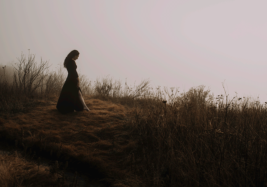 Sunrise Engagement Adventure Hiking Session in the Blue Ridge Smoky Mountains.gif