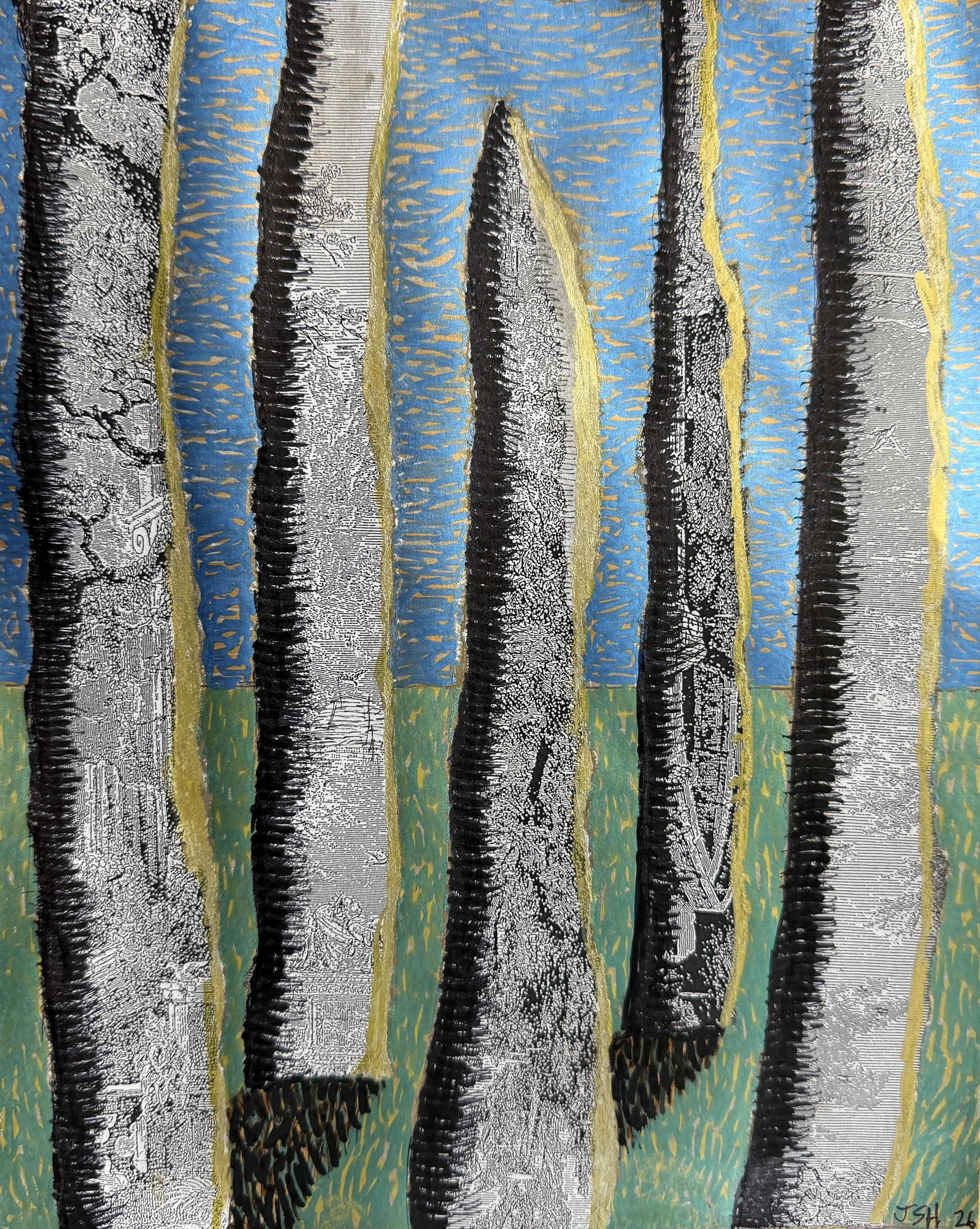 Deep Forest_2026_Mixed Media_8 3:4%22 x 12%22.JPG