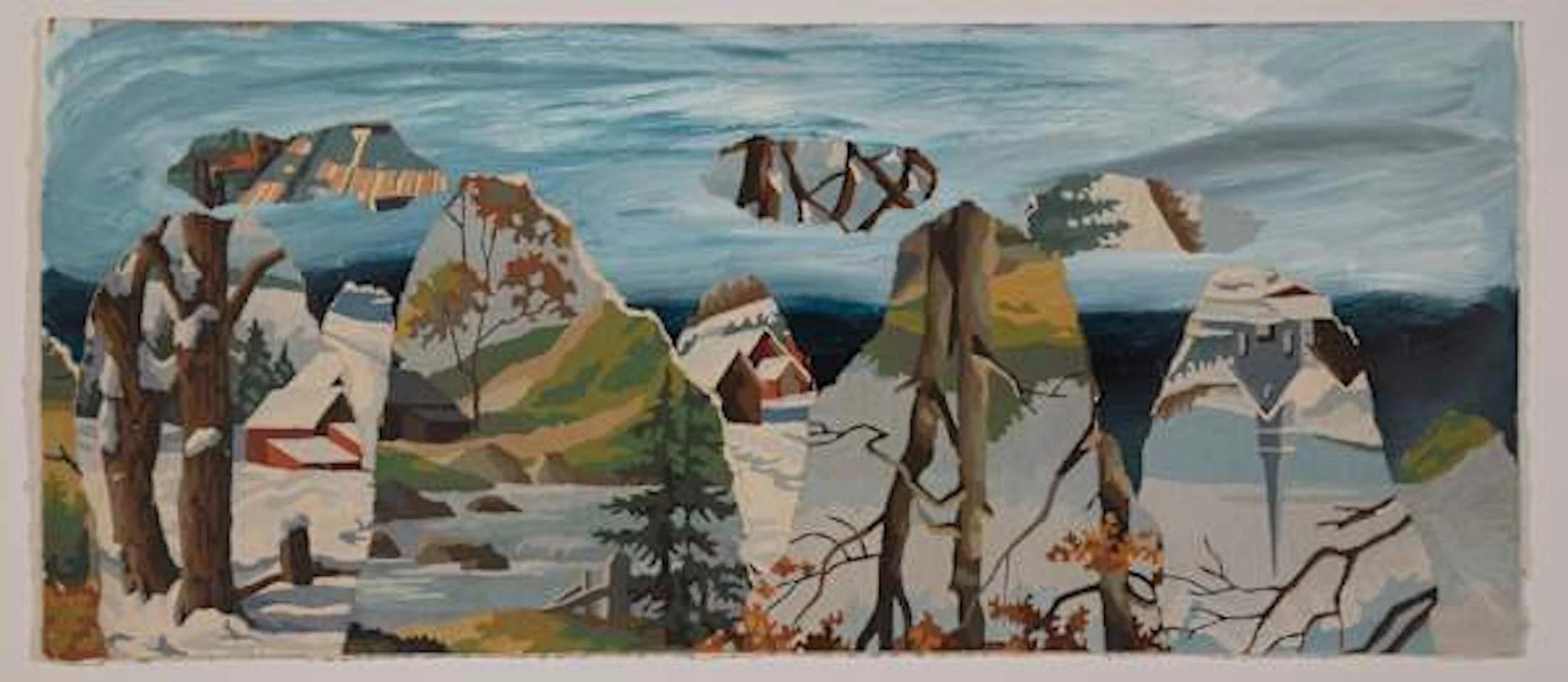 Longer Cubist Painting