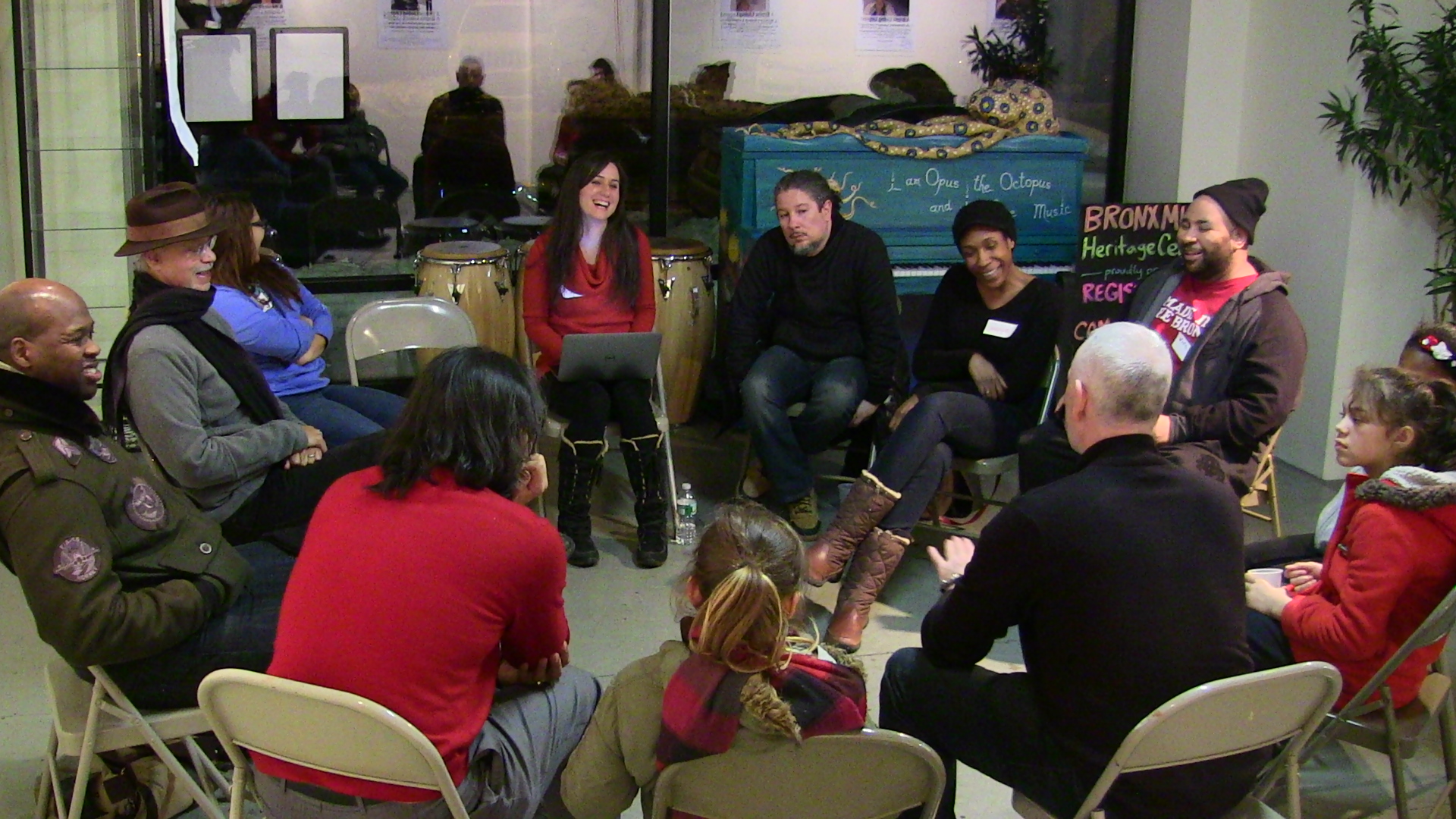 A Story Circle in the Bronx, NY, January 2015.