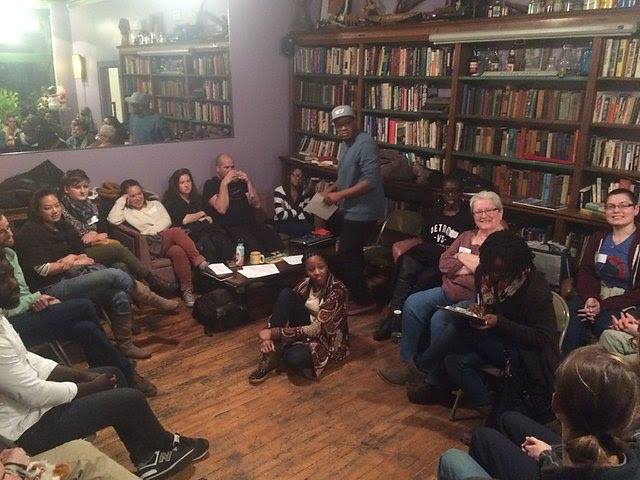 People's State of the Union Story Circle in Detroit. Photo by Erin Shawgo. 