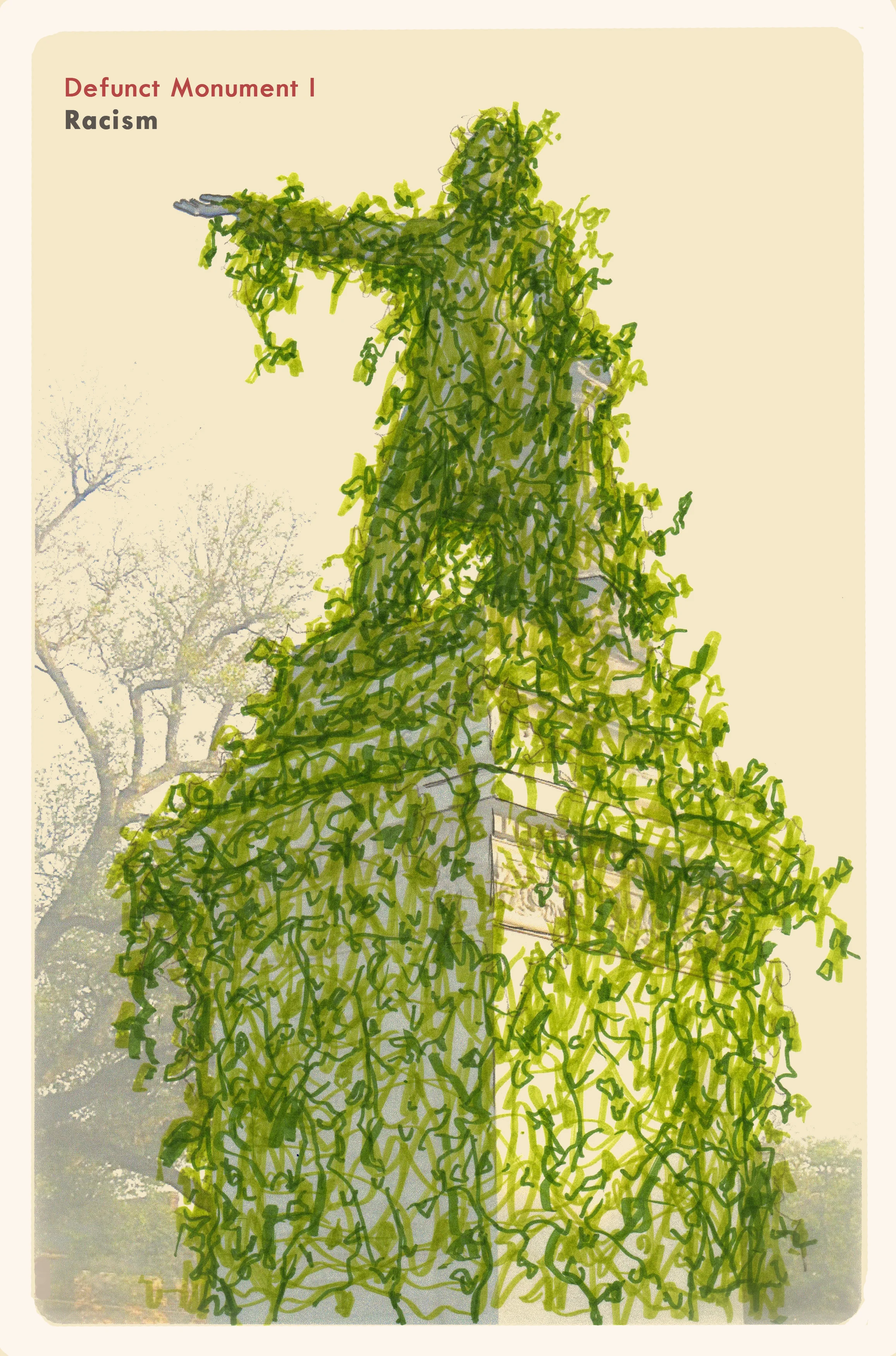 Cultural Agent Dave Loewenstein's vision of a monument to racism vanquished. See all three images in the series here .