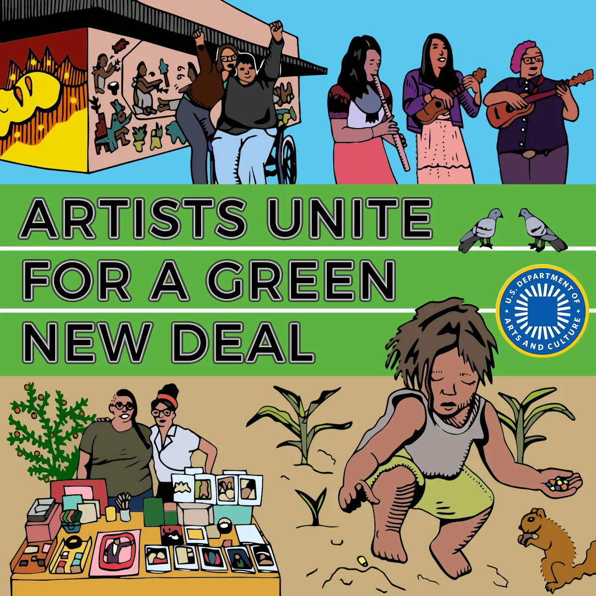 Artists Unite for a Green New Deal - Summer Call Series