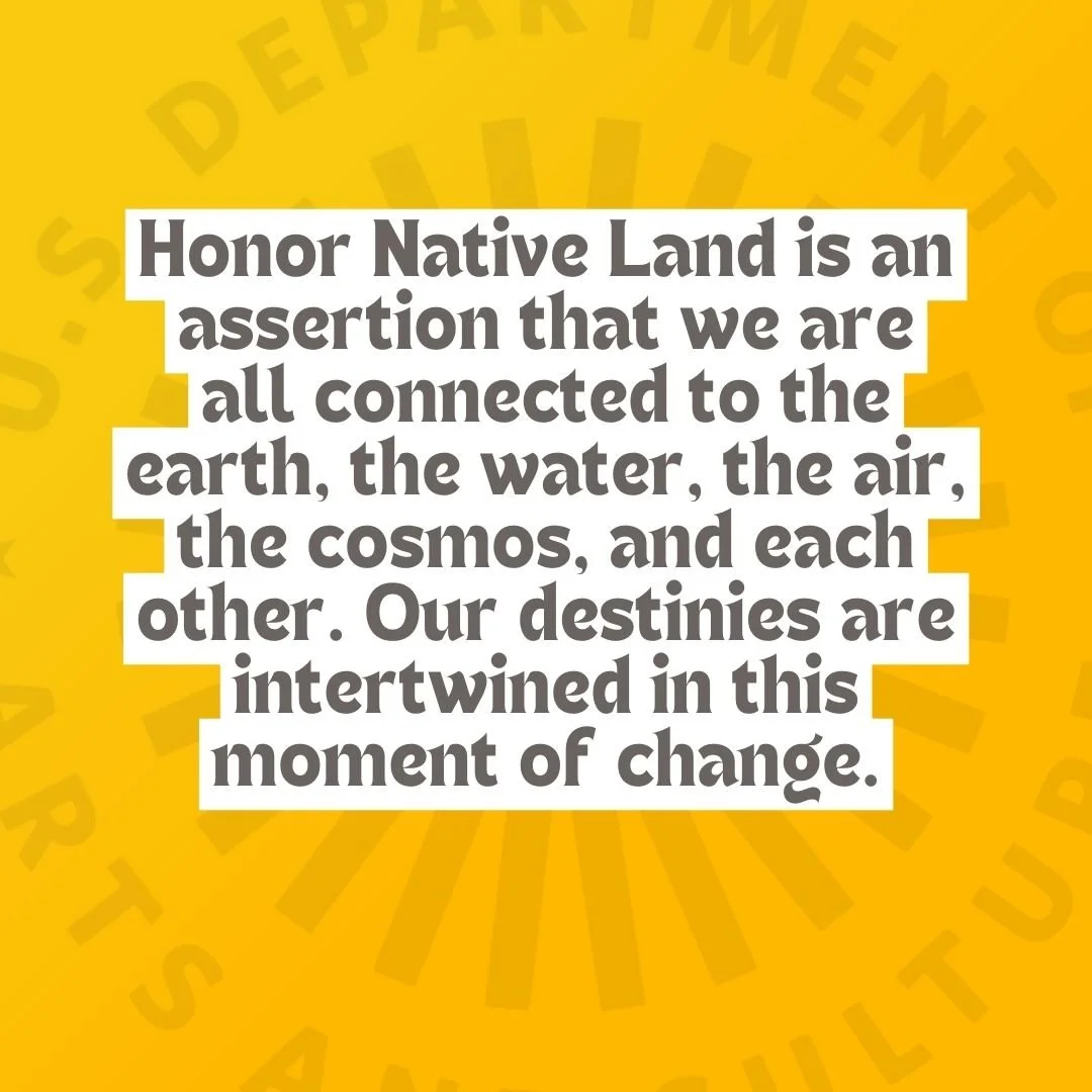 Sunsetting Honor Native Land