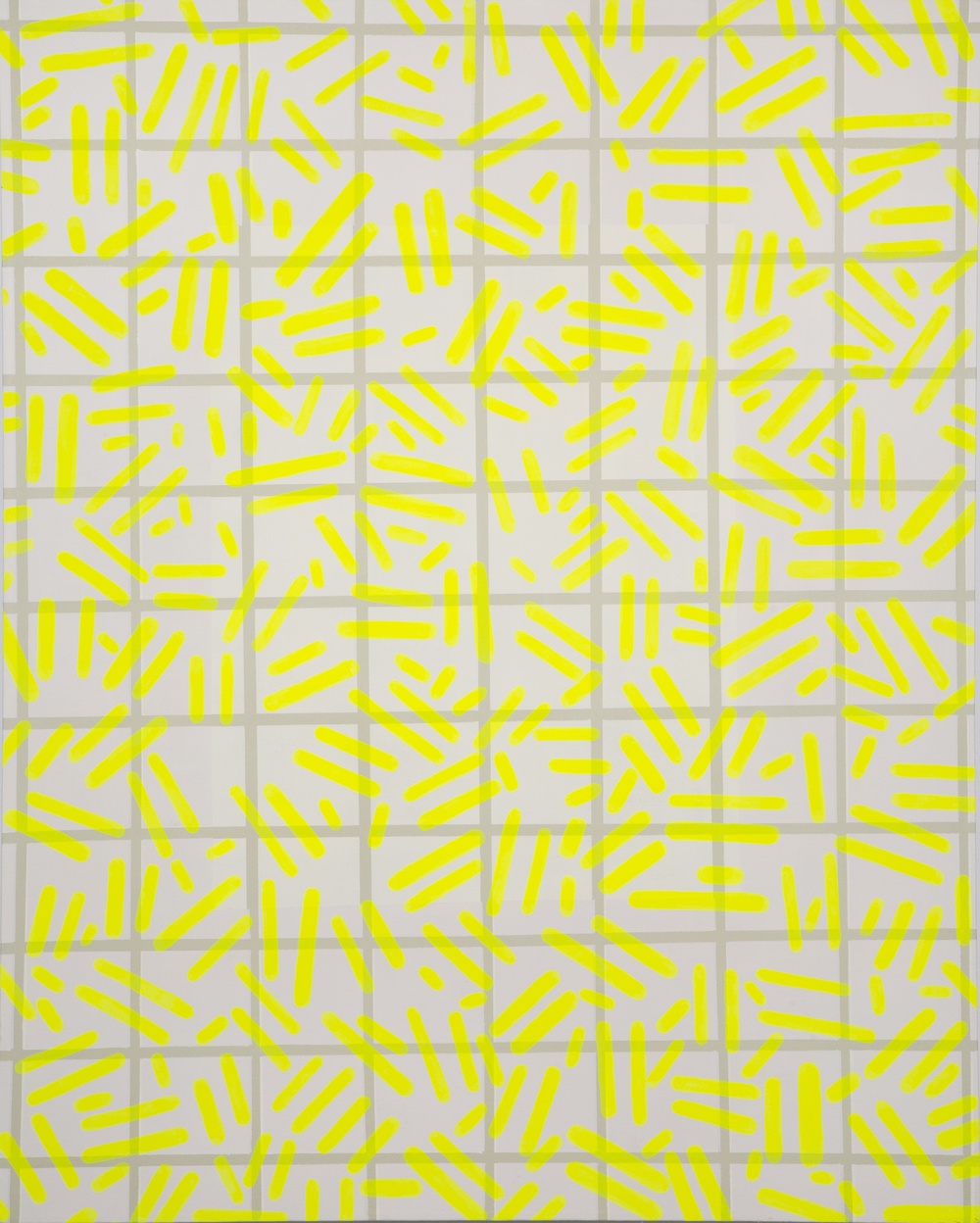 Case Study (LA), Flashe on canvas, 50"x40", 2014