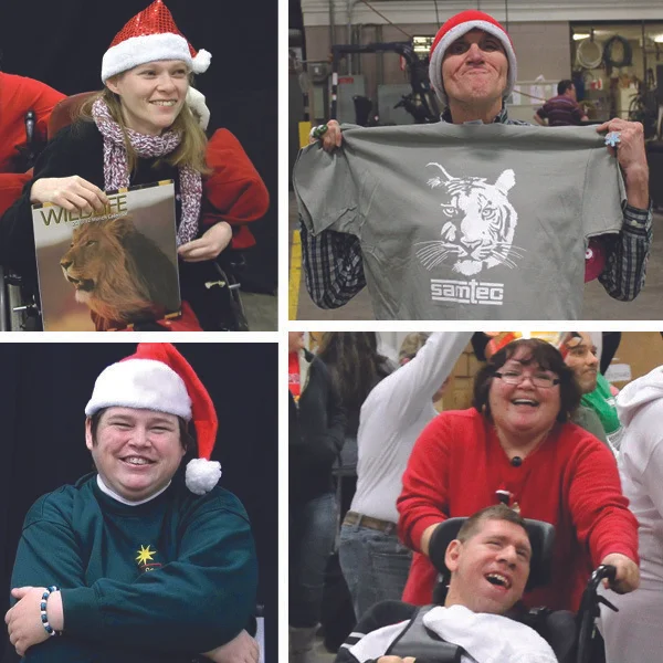 Rauch clients enjoying the 2013 Christmas party