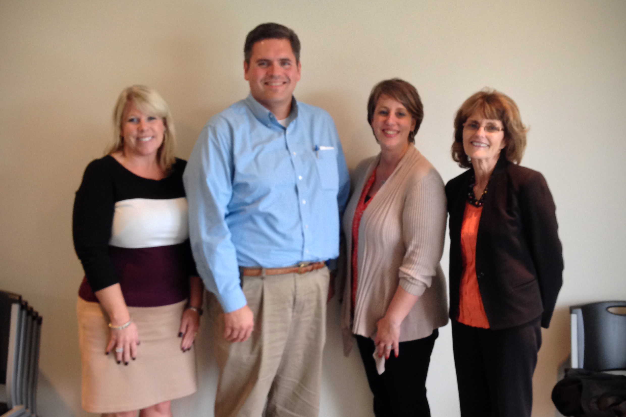  Kim Dodson with the Arc of Indiana, State Rep. Ed Clere, INARF CEO Kim Opsahl, &amp; Rauch CEO Bettye Dunham 