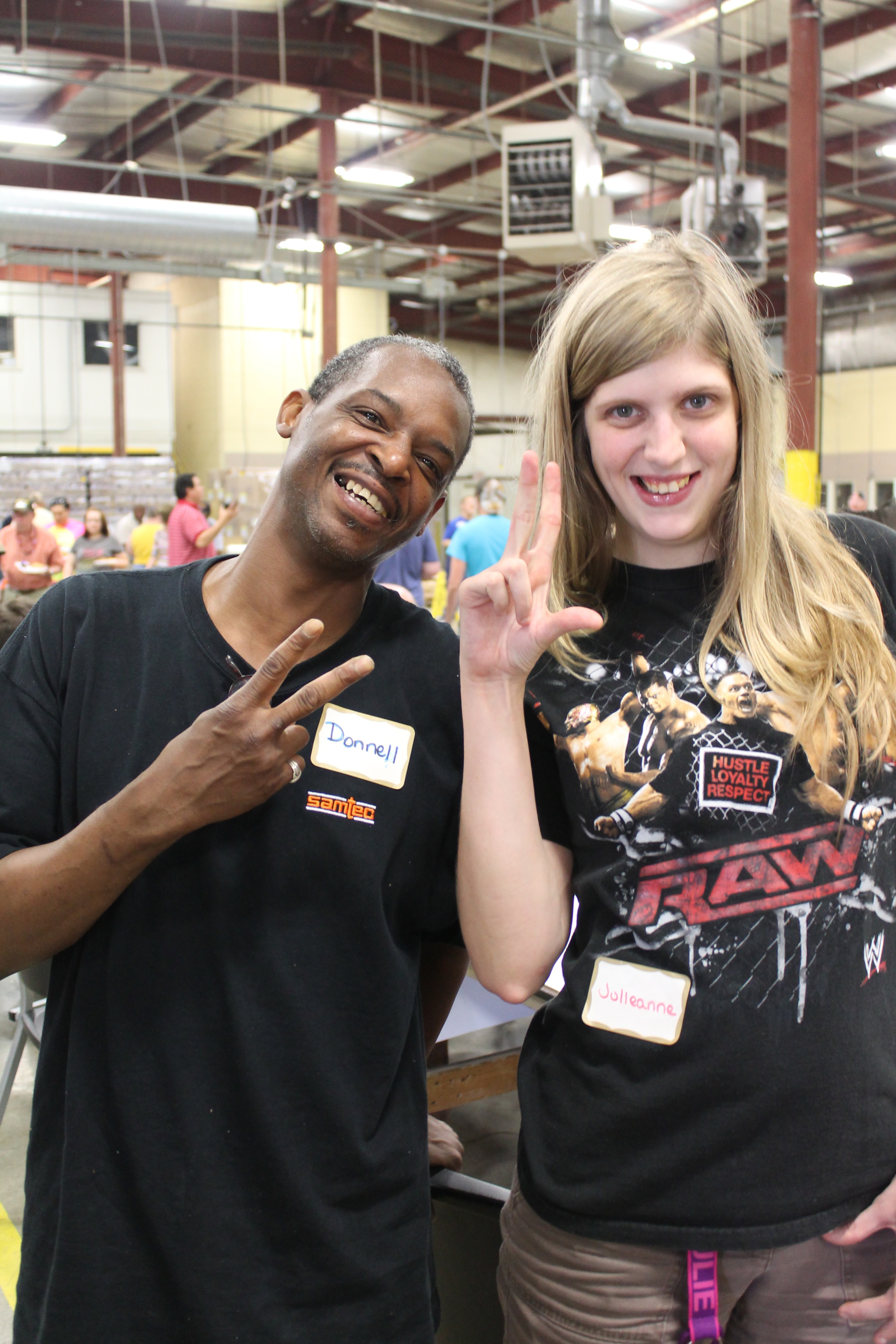 Julie & Donnell, her supervisor