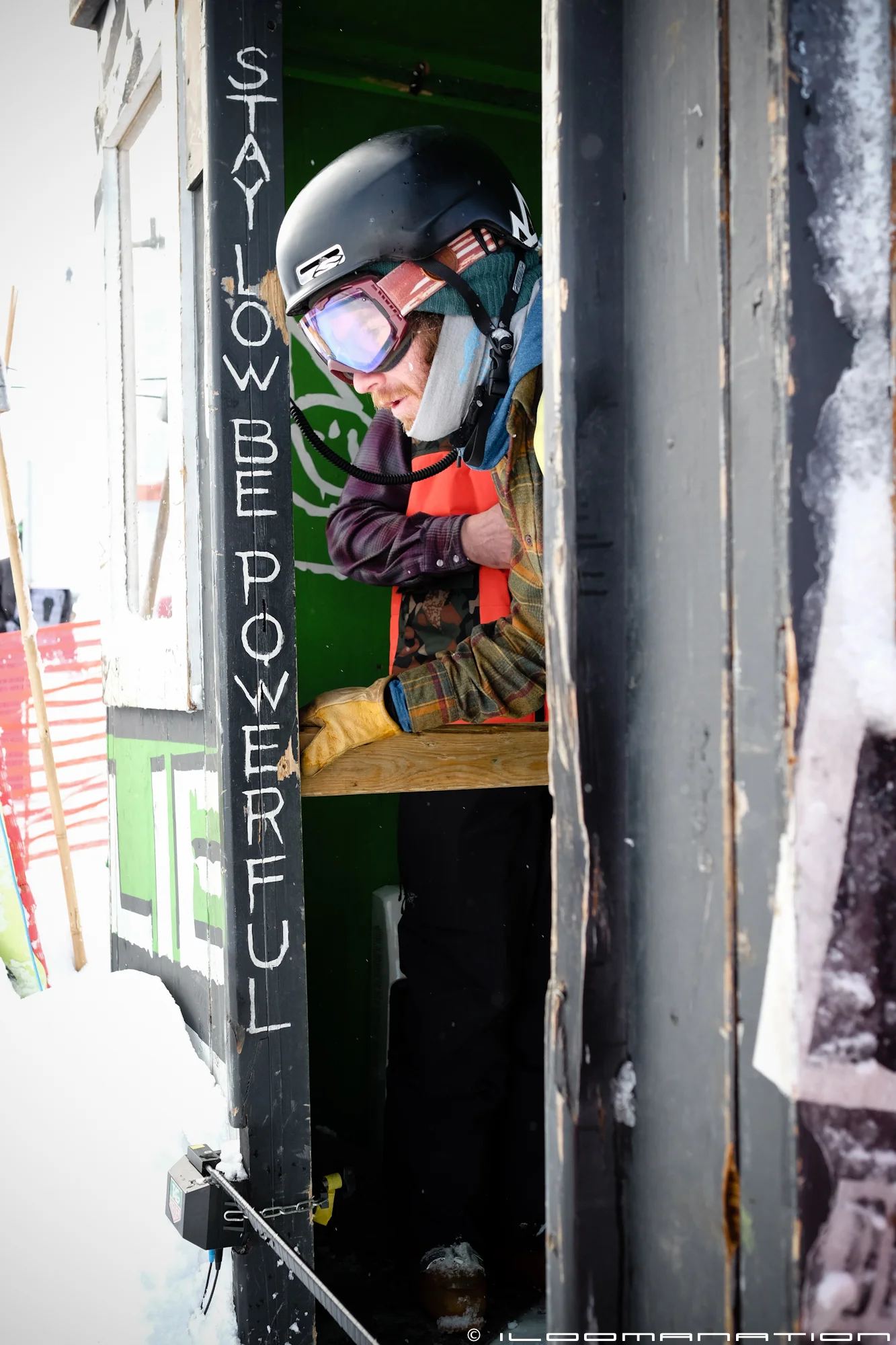 jerry mark takes a few deep breaths before launching out of the start gate.