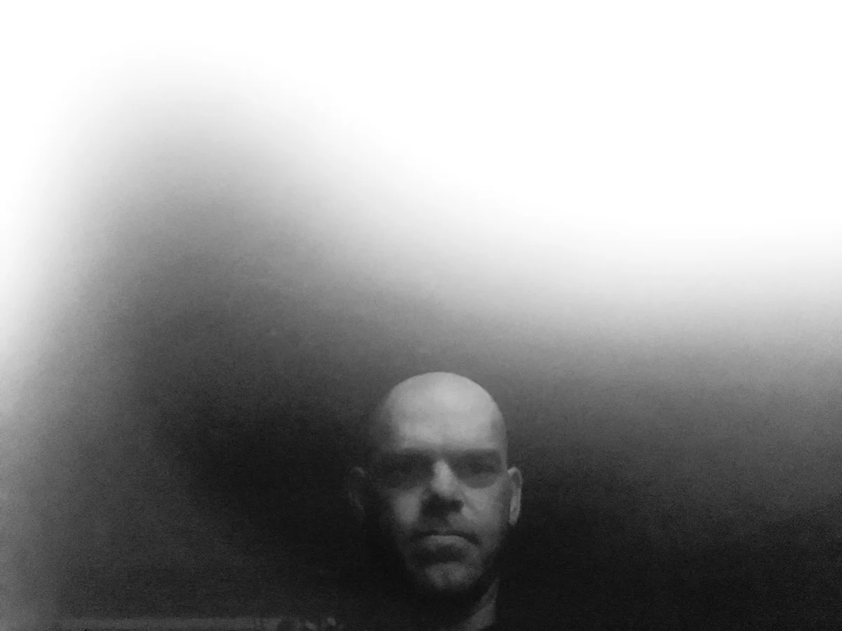 A self-portrait I took of my computer screen. At the time, I felt it depicted my 'fogginess' well.